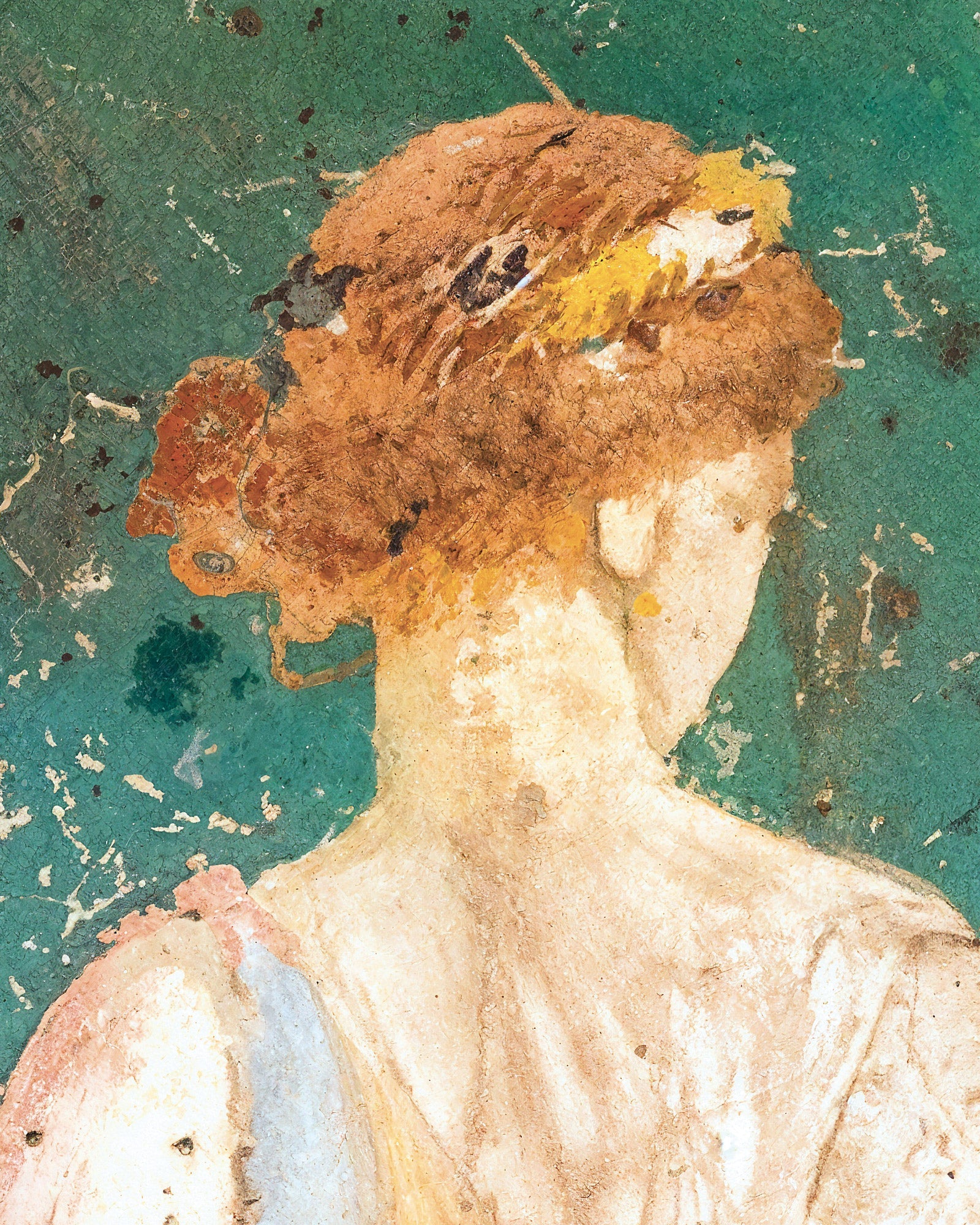 Pompeii art print detail (flora)
