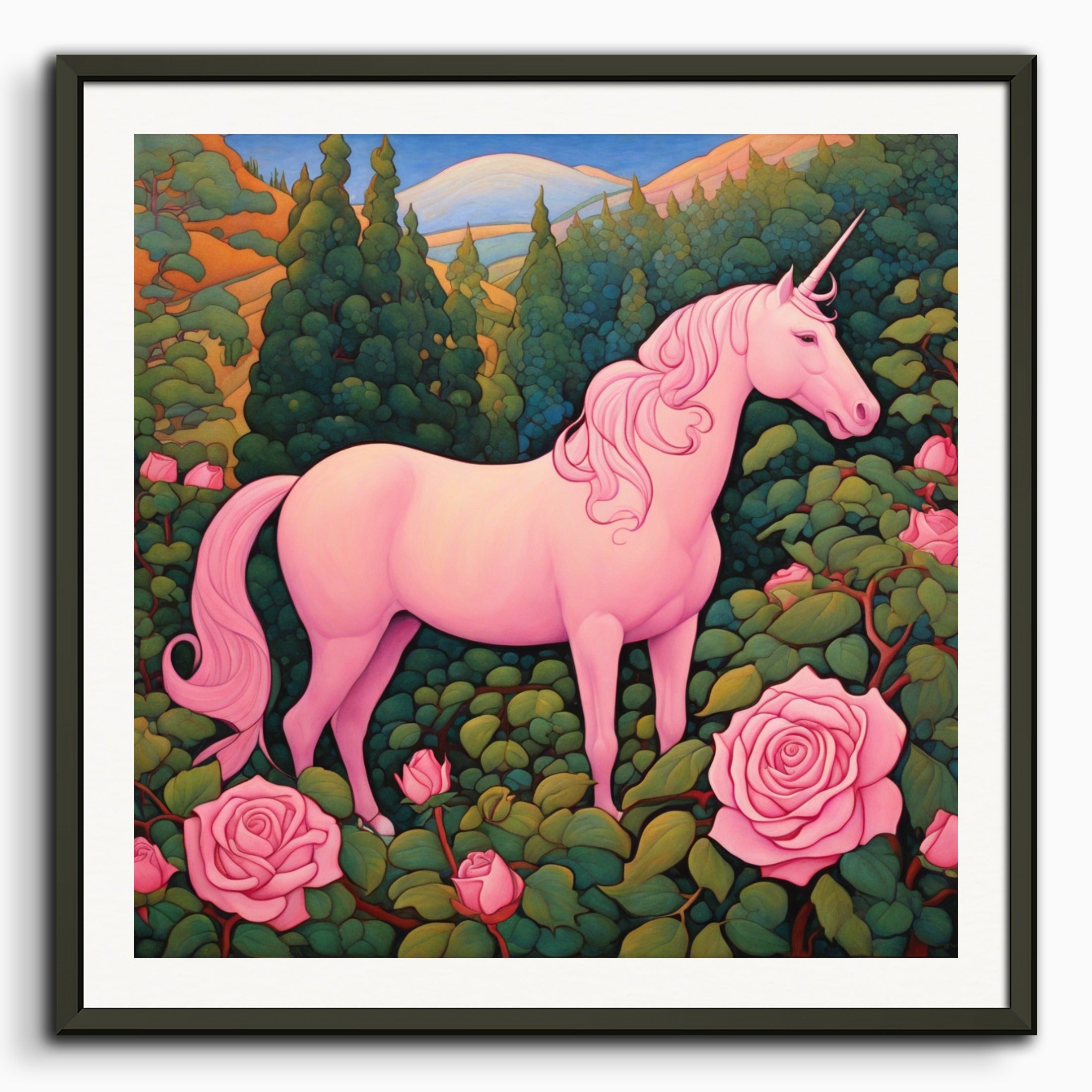 Juliste: Paul Ranson, Licorne rose