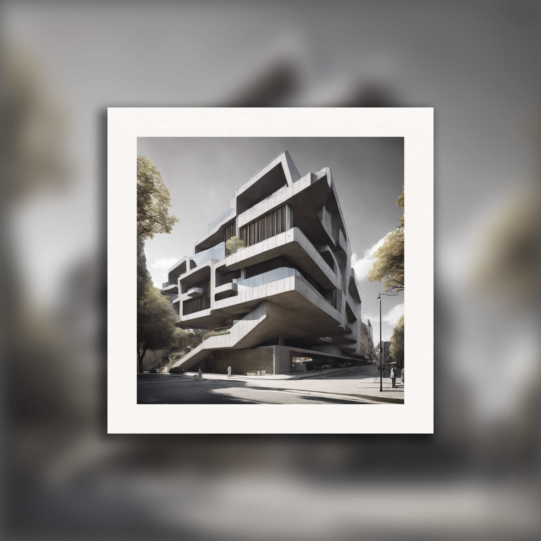 Late modernism, Brutalist architecture - Poster