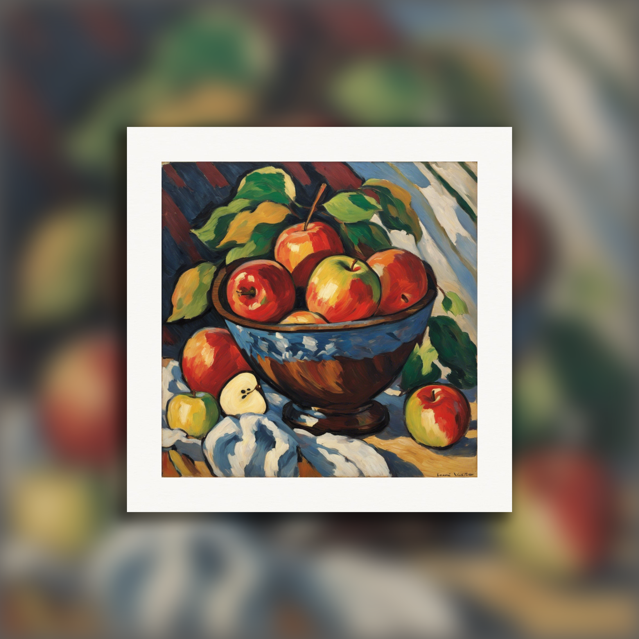Fauvism, Apples - Poster