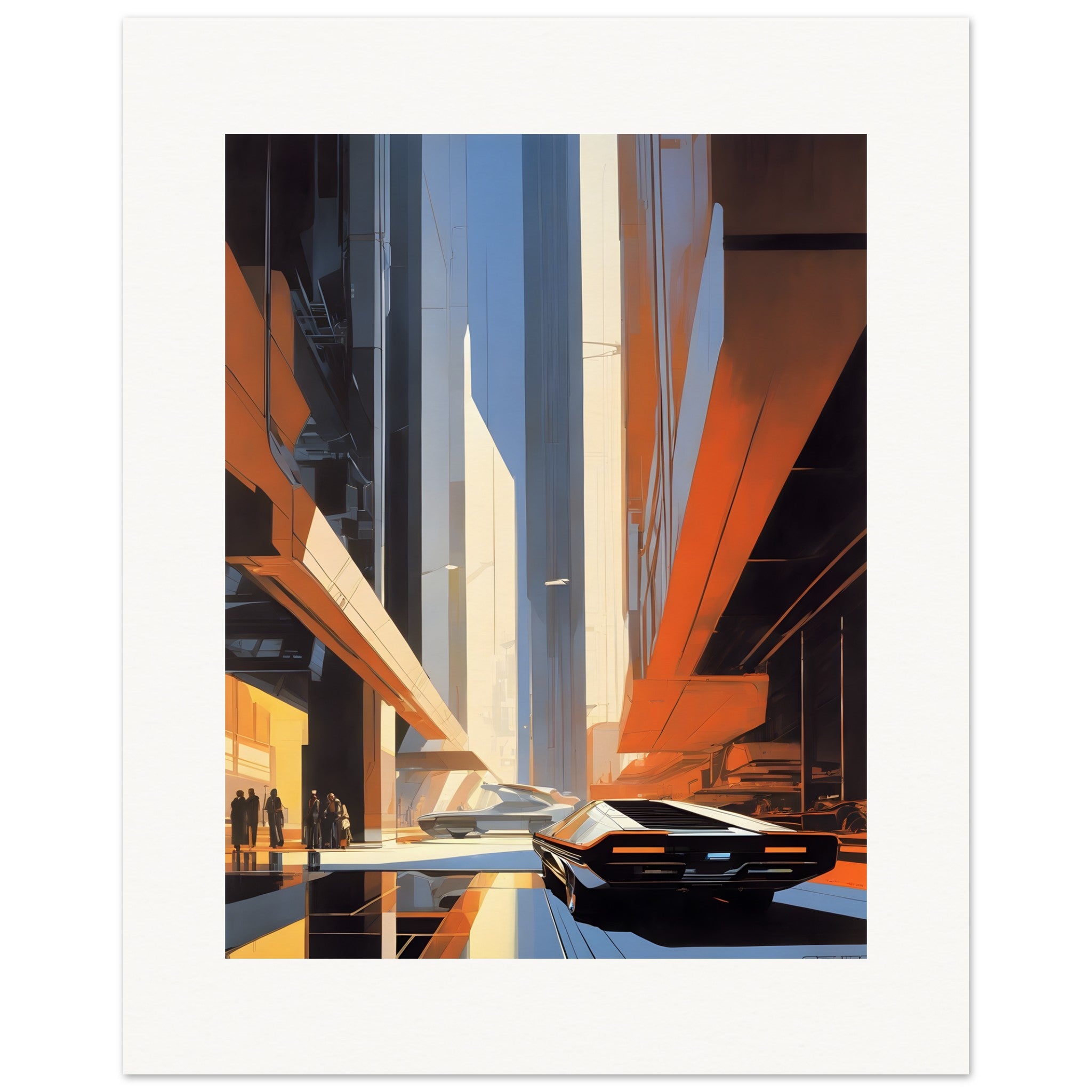 Futuristic American industrial design - Poster