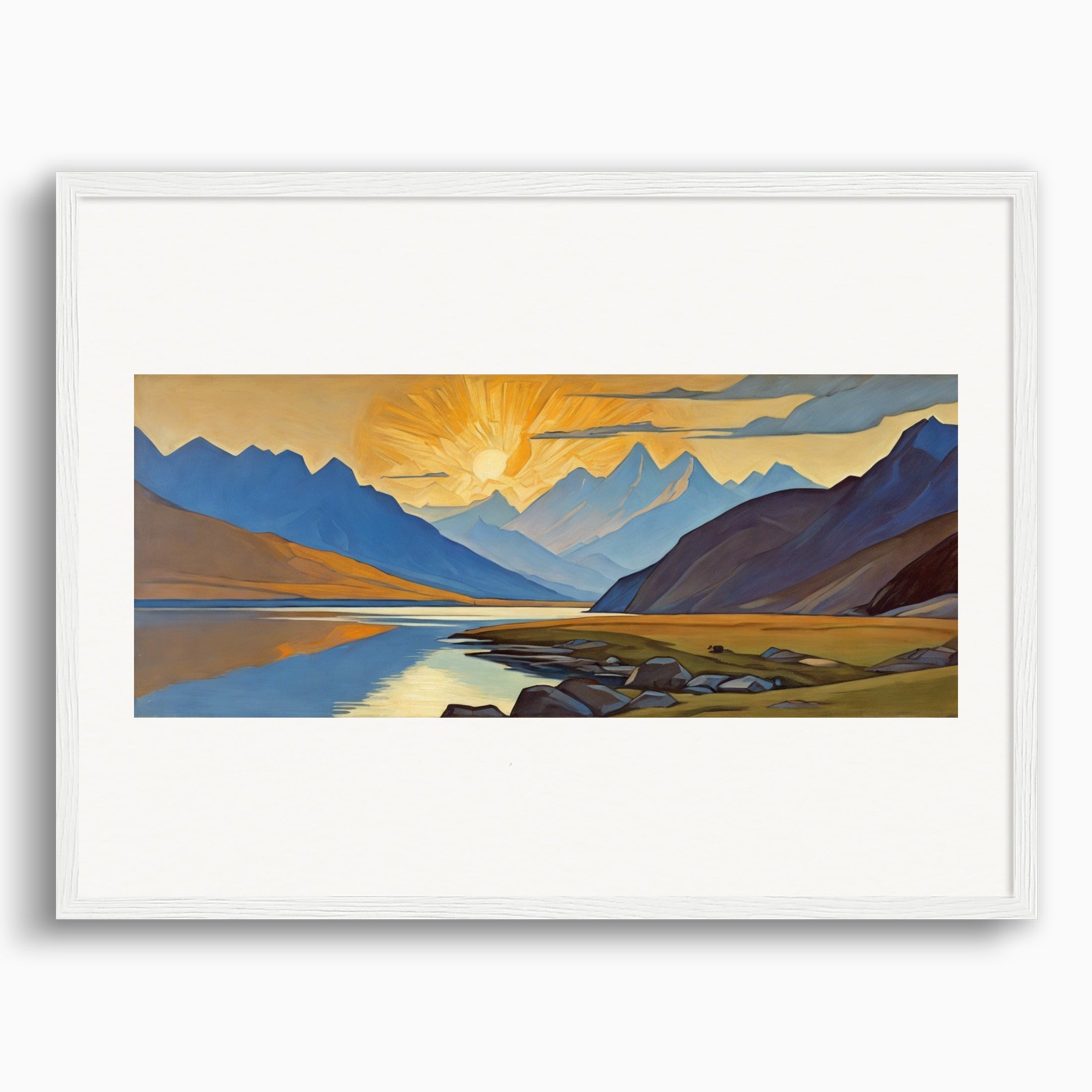 Juliste: Nicolas Roerich, Maisema