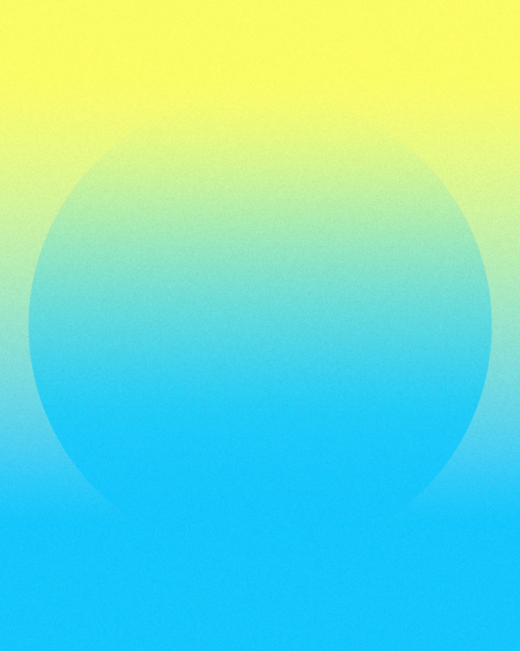 Silence is Gold and Blue - Abstract Gradient Art Print