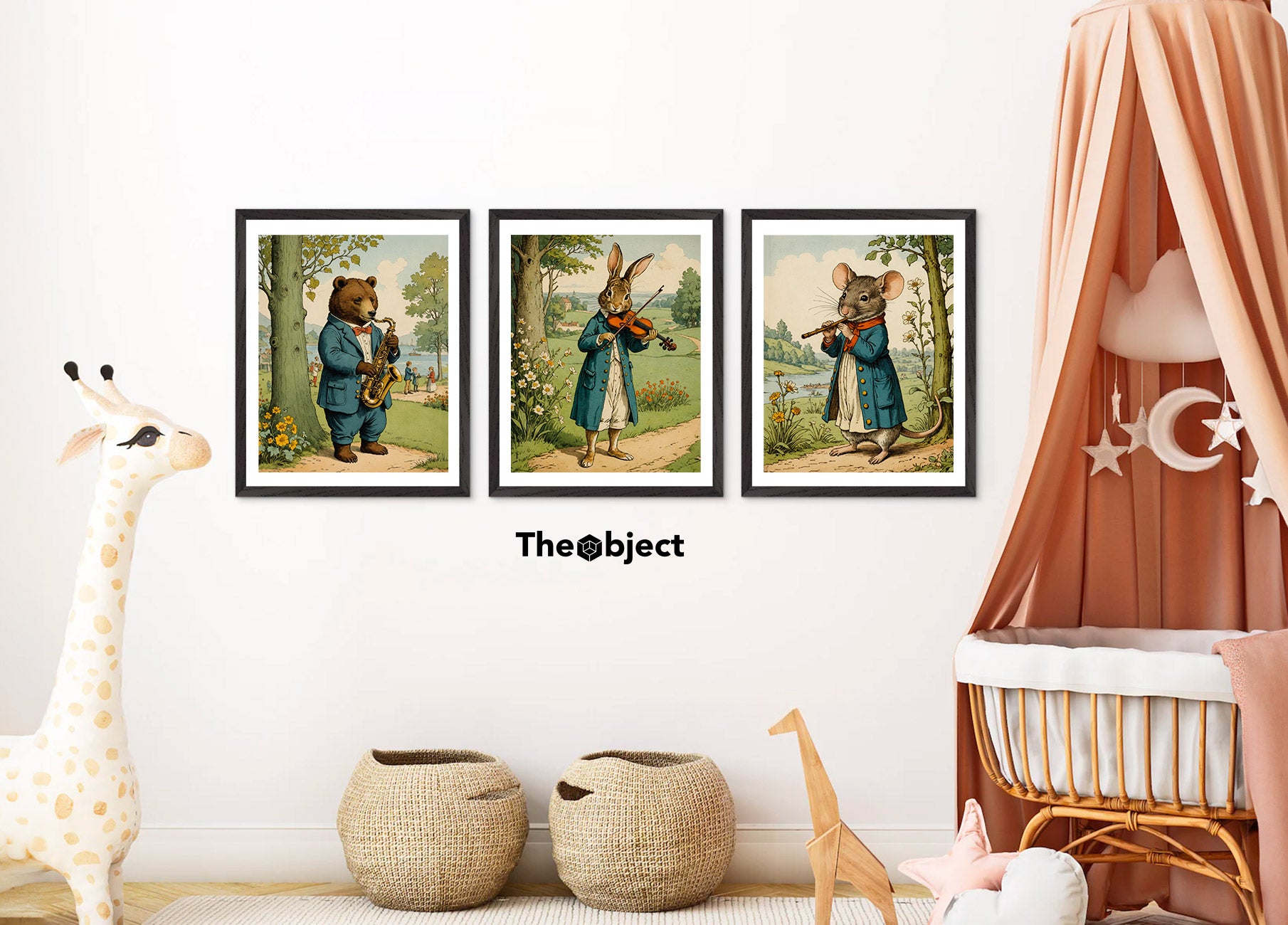 The troupe of animals musicians - 3 Posters