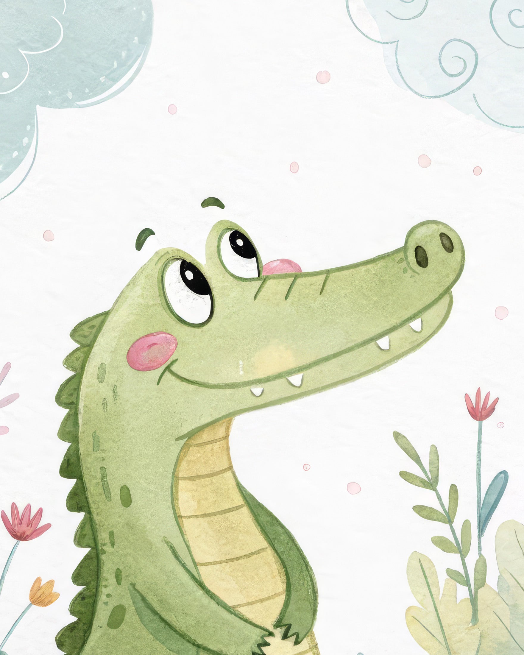 Krokotiili Juliste – Lastenhuoneen Taulut