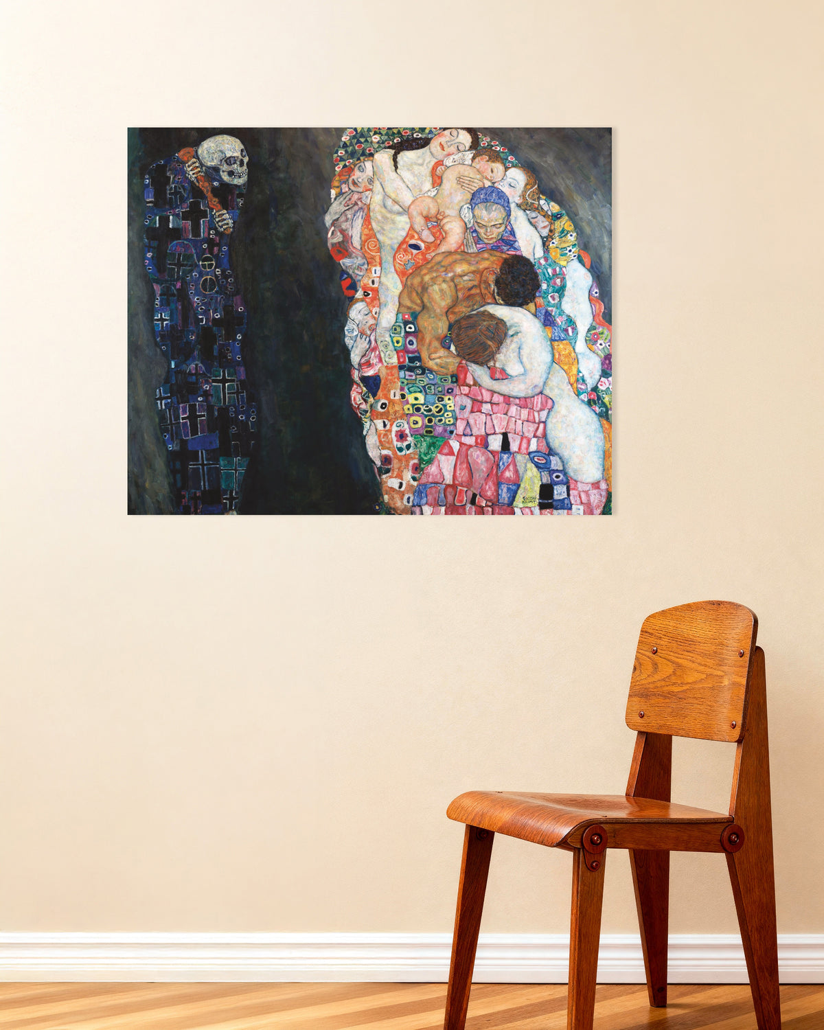 Juliste teoksesta Kuolema ja elämä (1910–1915), Gustav Klimt
