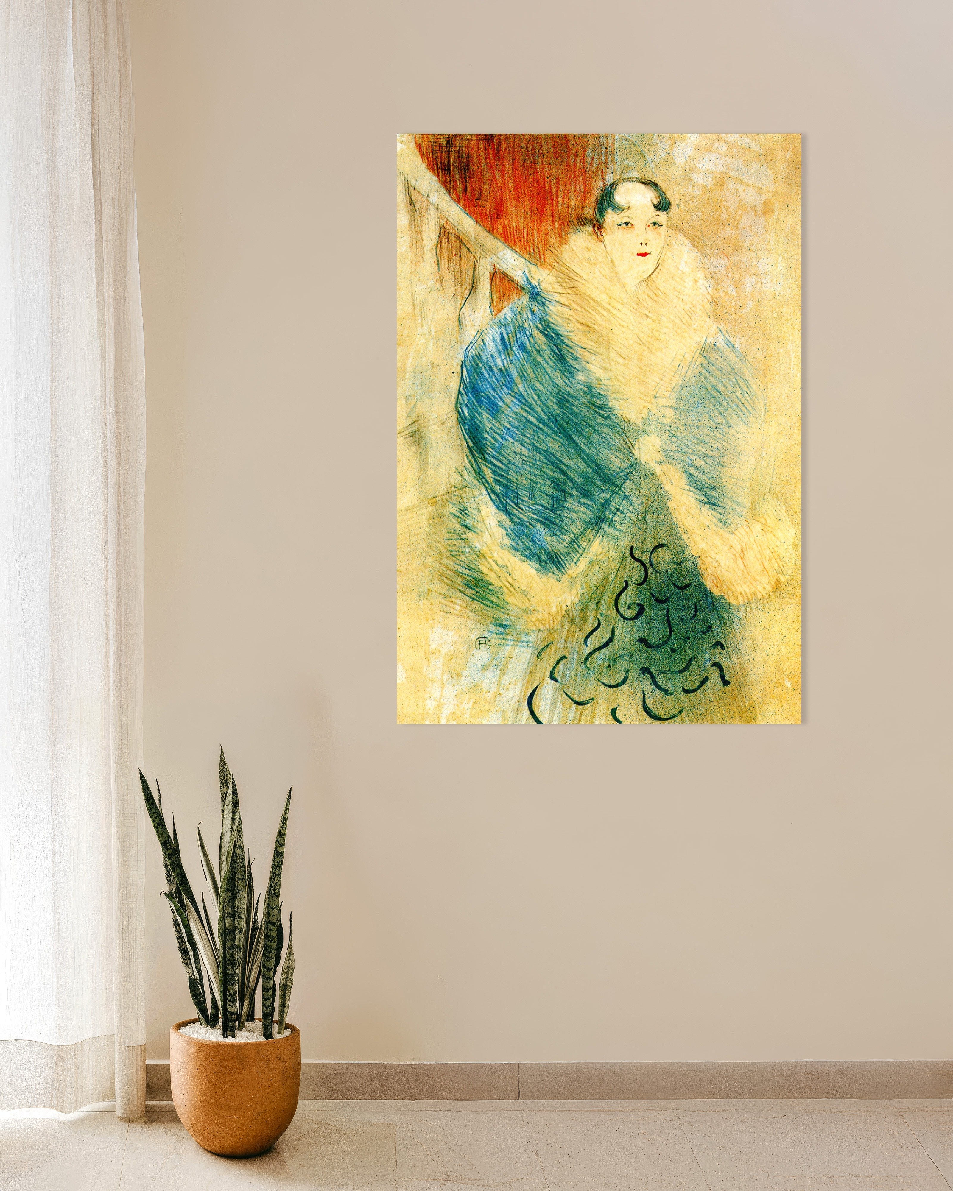 Poster of Elsa, called La Viennoise by Henri de Toulouse-Lautrec, 1897