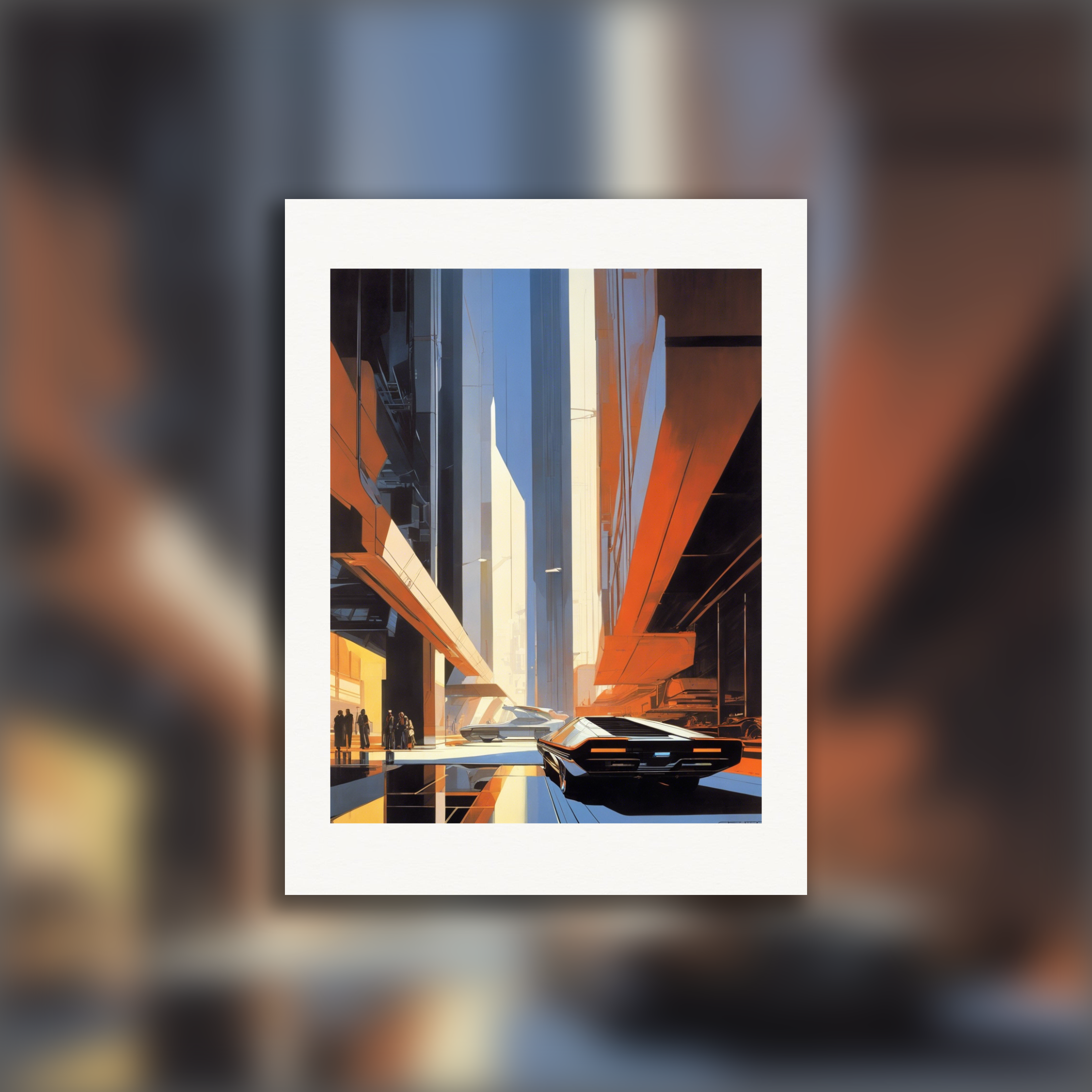 Futuristic American industrial design - Poster