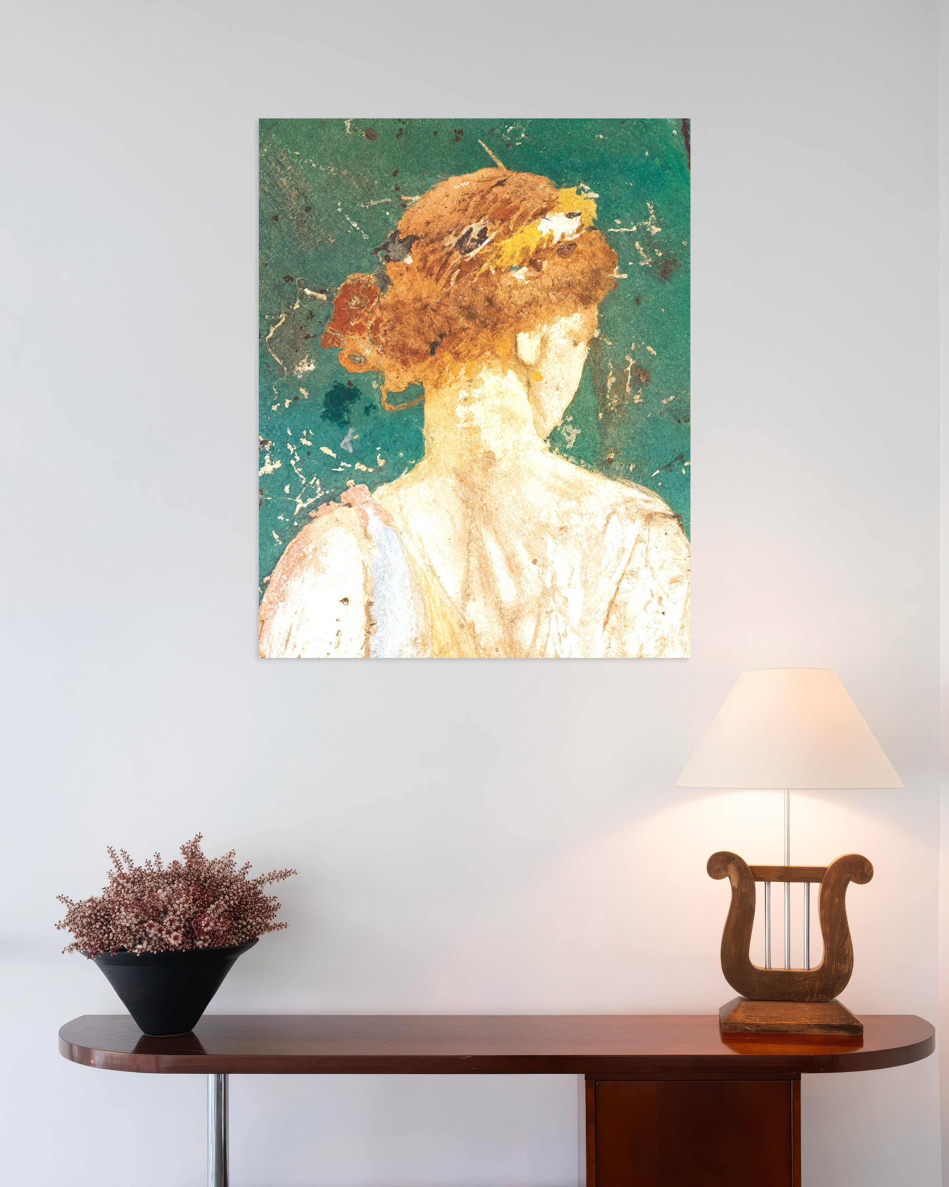 Poster of Flora of Stabiae, Primavera Fresco Detail