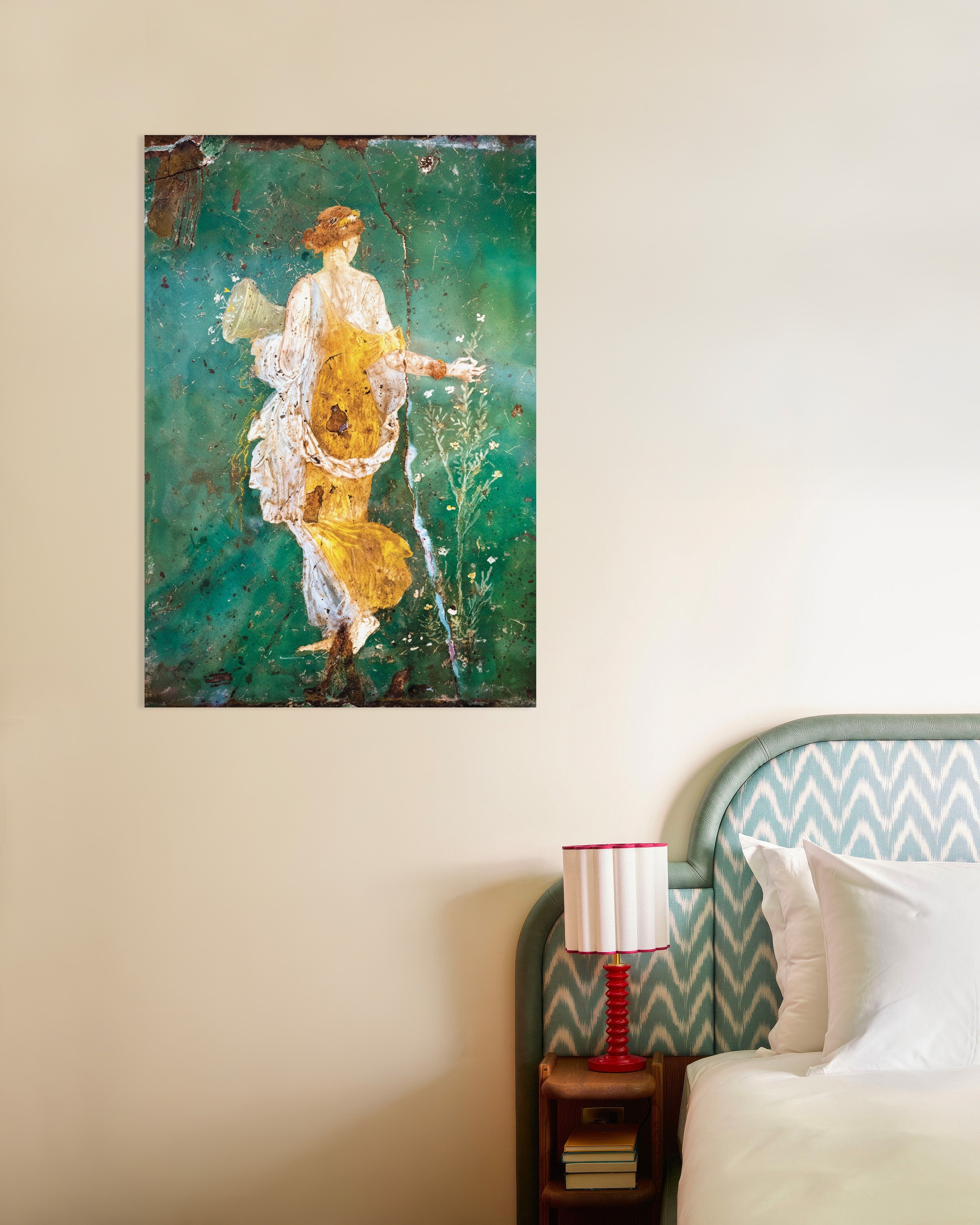 Poster of Flora Wall Fresco – Stabiae - Ancient Roman Painting Poster