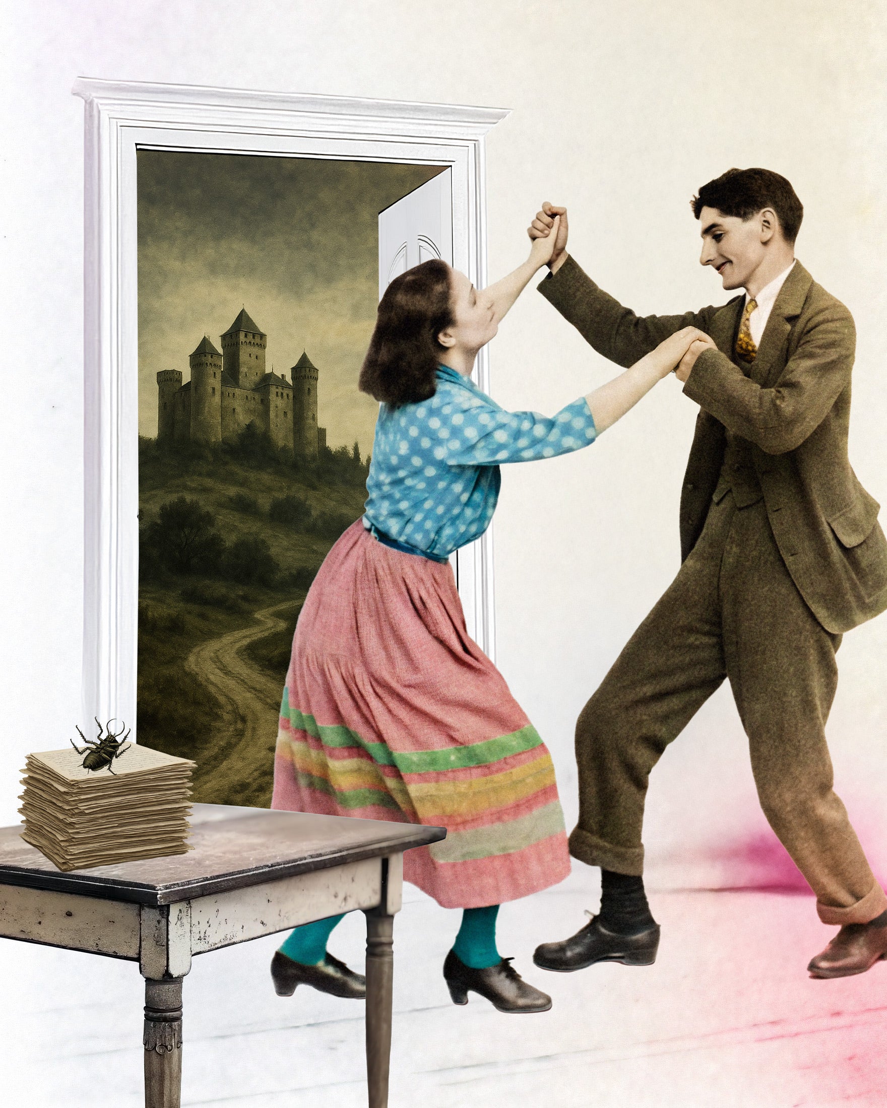 Franz Kafka - A Literary Portrait - Art Print