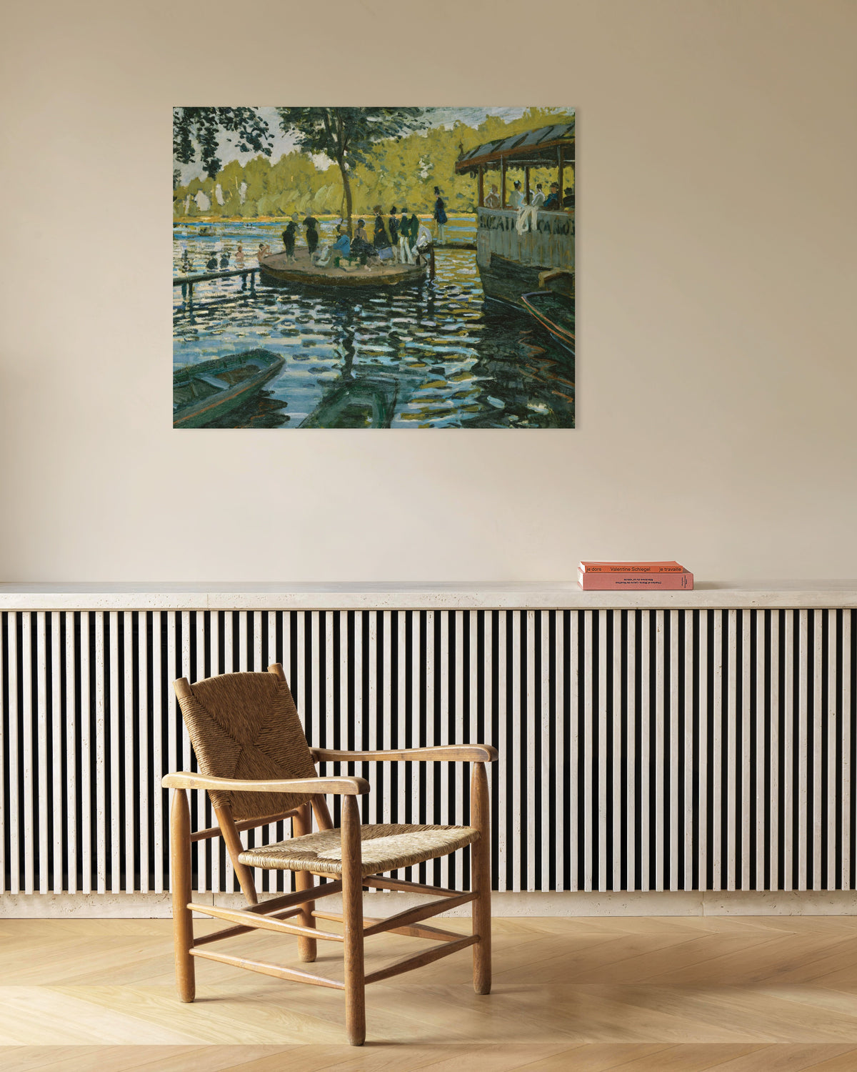 Claude Monet’n La Grenouillère (1869) -juliste