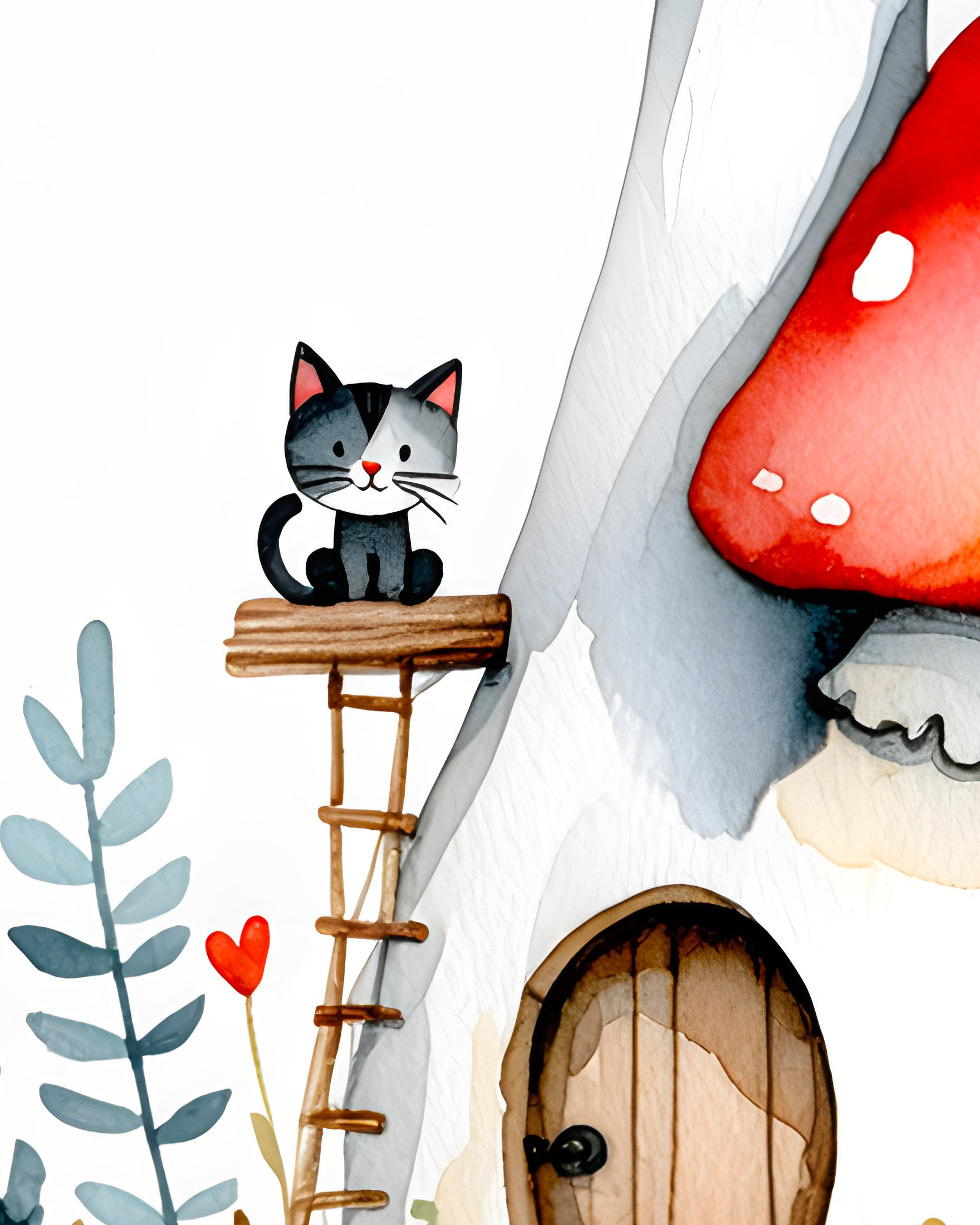 The Mushroom House 02 - Poster