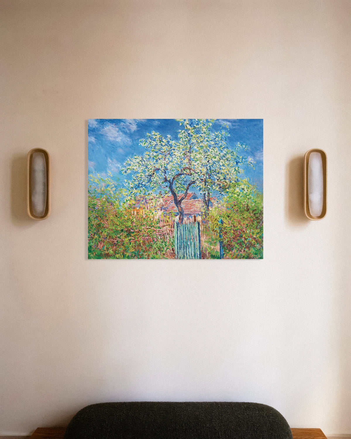 Claude Monet’n Kukkiva päärynäpuu (1885) -juliste