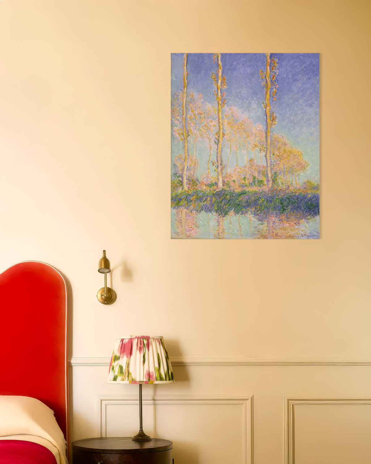 Claude Monet’n Poppelit (1891) -juliste