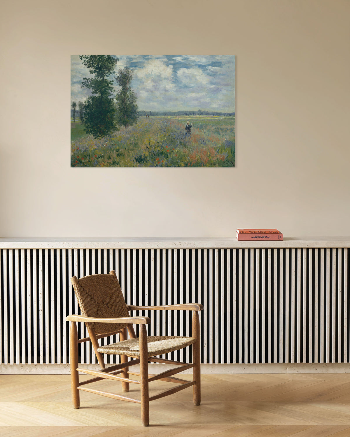 Claude Monet’n Unikkopeltoja Argenteuilin lähellä (1875) -juliste