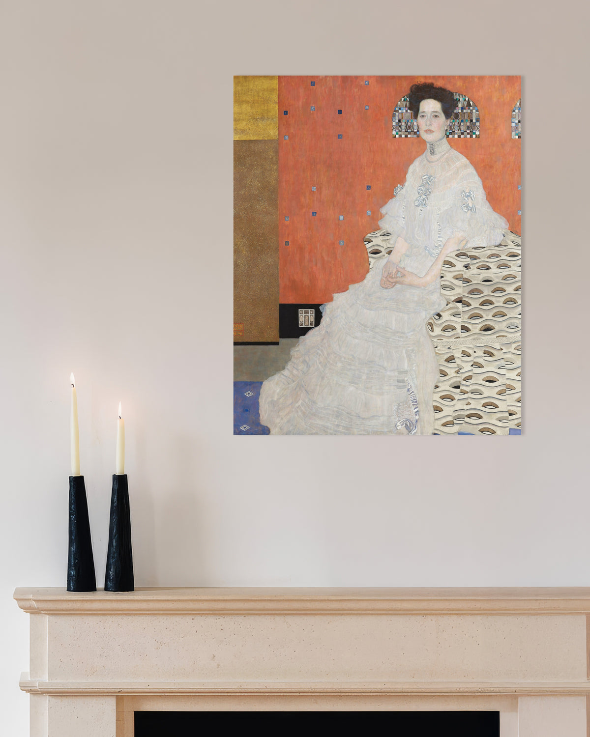 Gustav Klimtin Fritza Riedlerin muotokuva (1906) -juliste