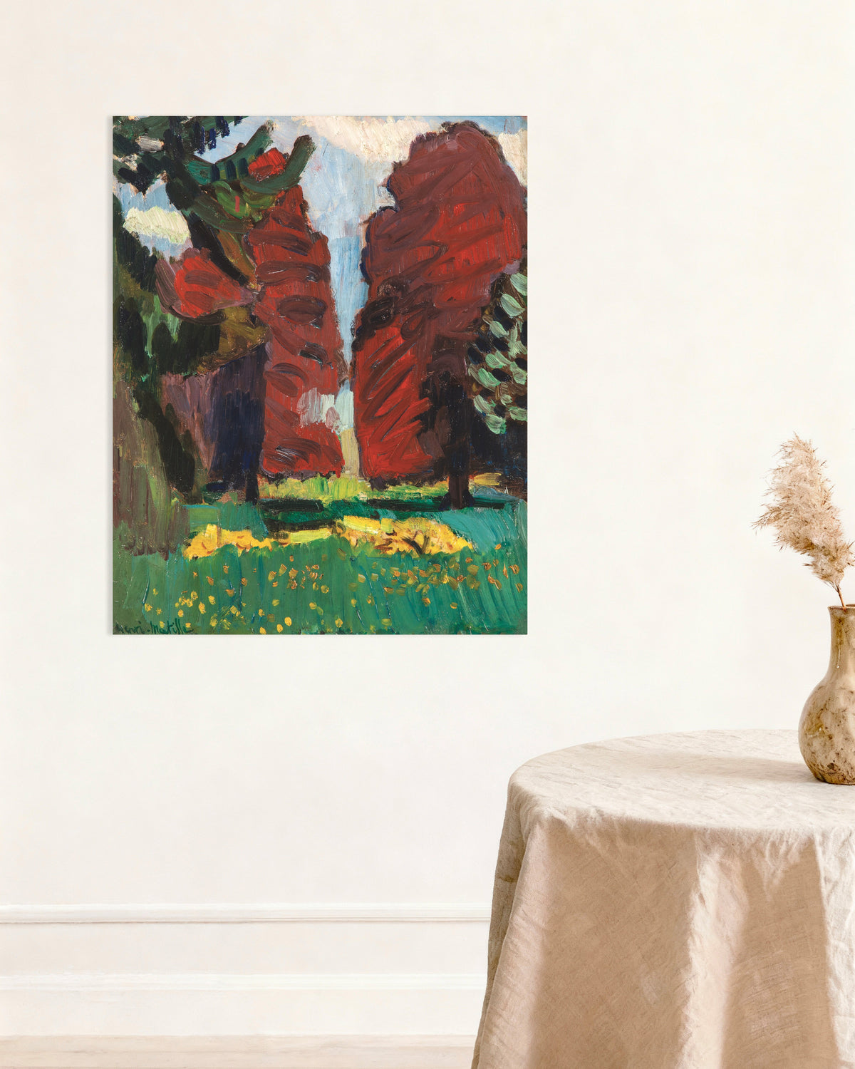 Henri Matisse, Purppurapyökit (1901) -juliste