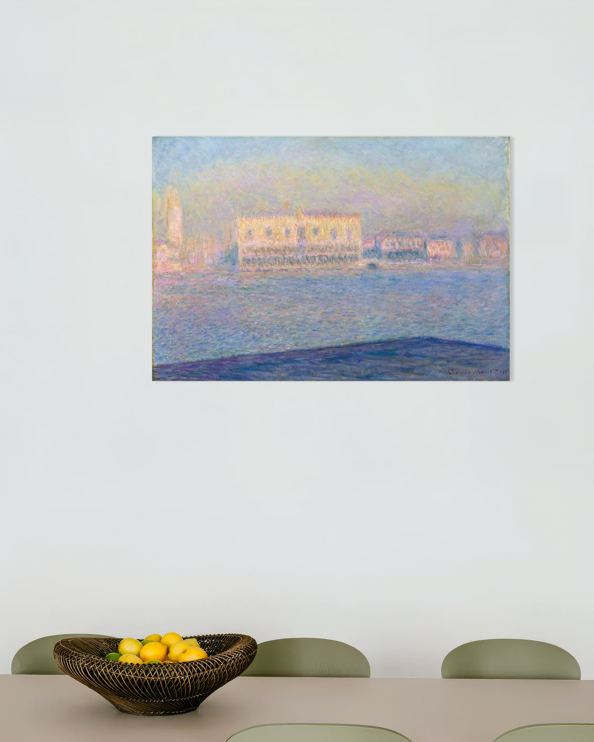 Claude Monet’n Dogepalatsi San Giorgio Maggioresta nähtynä (1908) -juliste