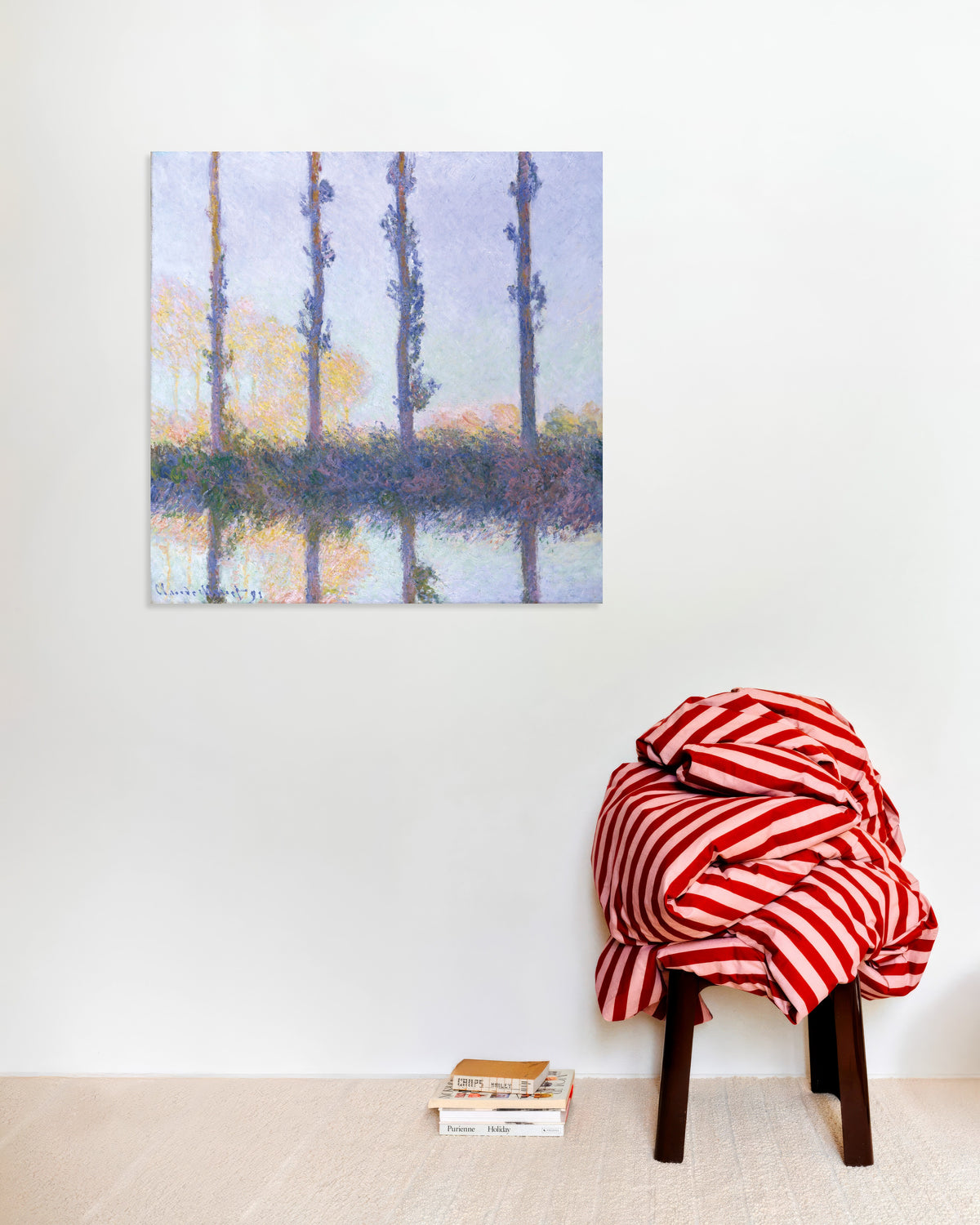 Claude Monet’n Neljä puuta (1891) -juliste
