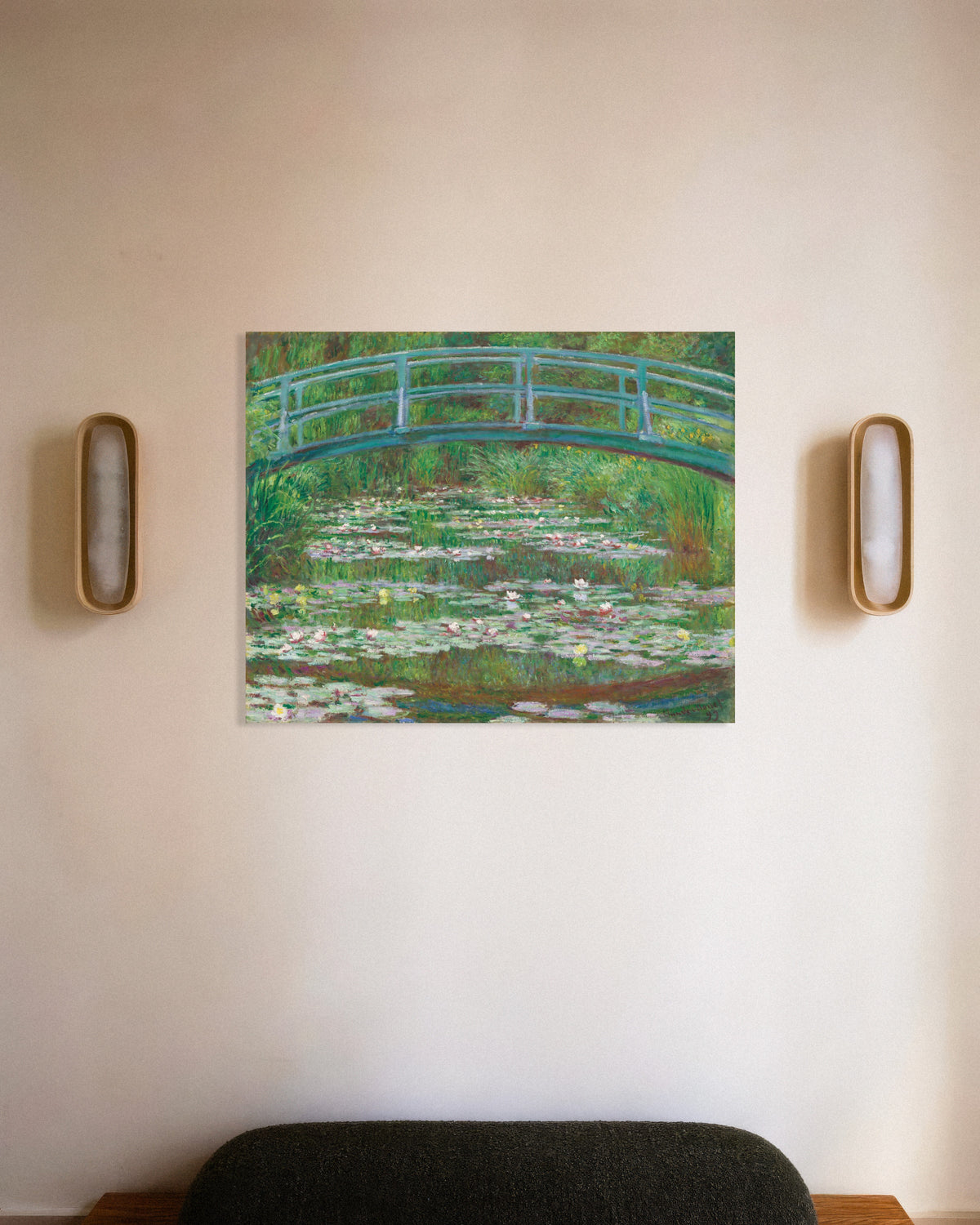 Claude Monet’n Japanilainen silta (1899) -juliste
