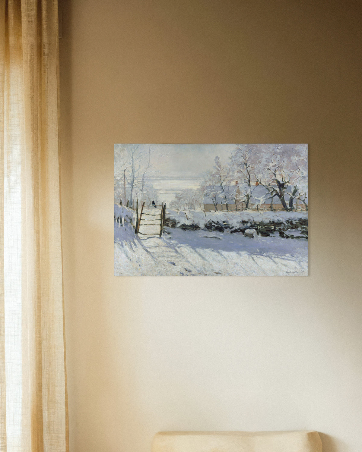 Claude Monet’n Harakka (1868–1869) -juliste