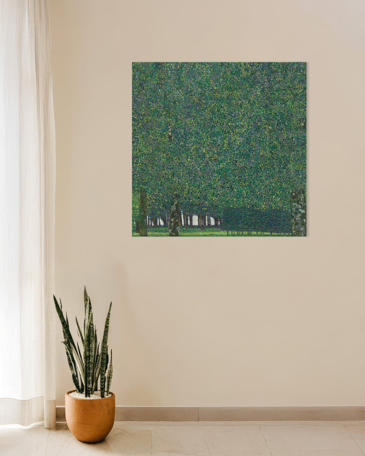 Gustav Klimtin Puisto (n. 1910–1911) -juliste