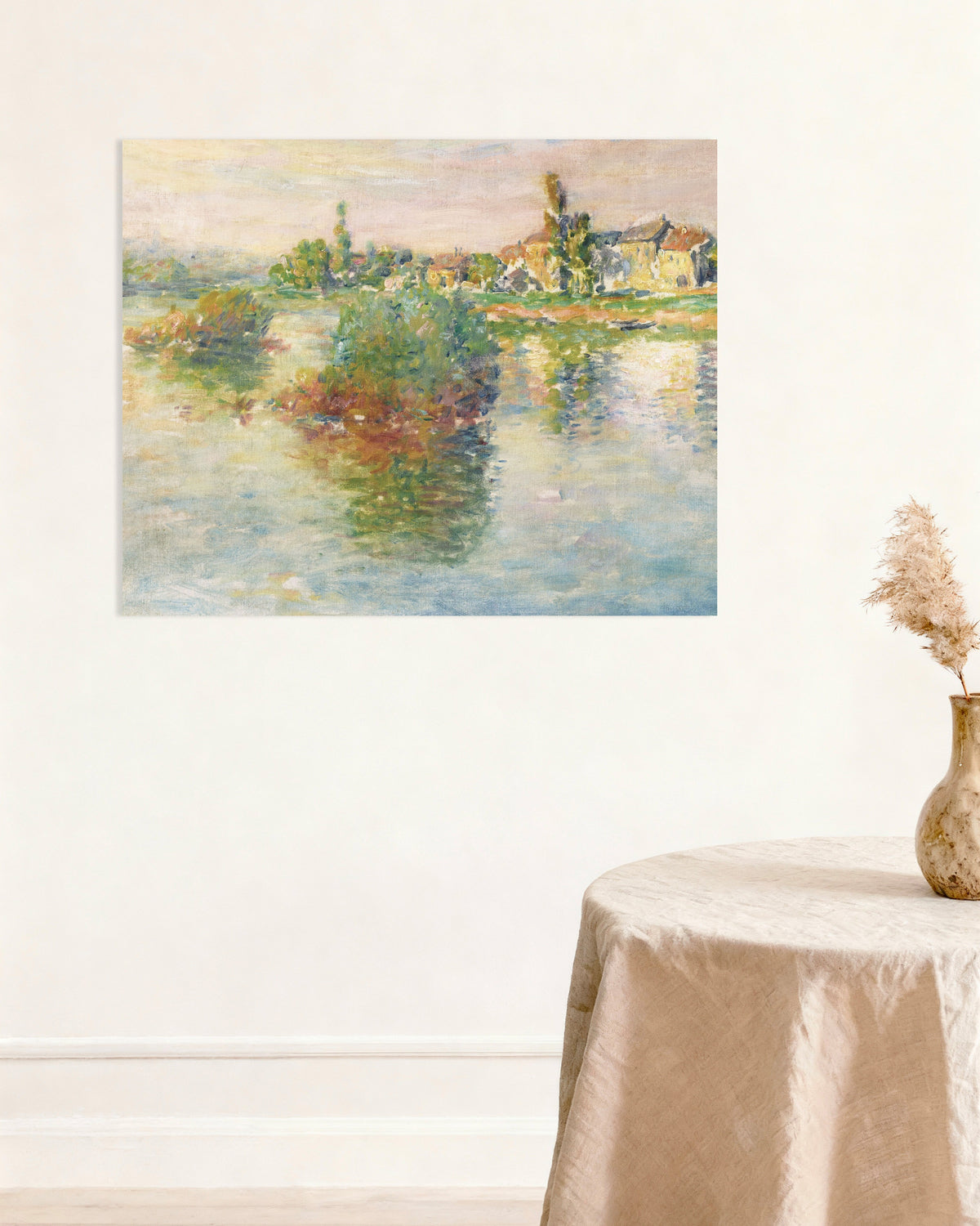 Claude Monet’n Seine Lavacourtissa (1879) -juliste