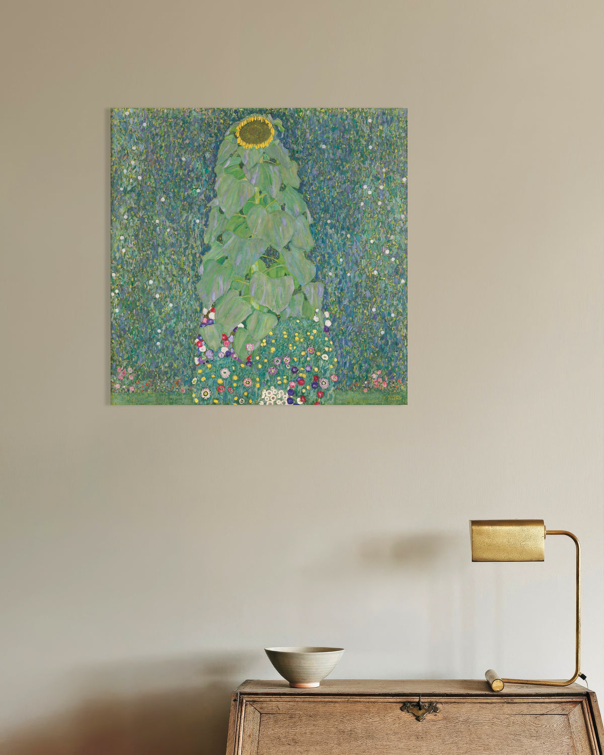 Gustav Klimtin Auringonkukka (1907–1908) -juliste