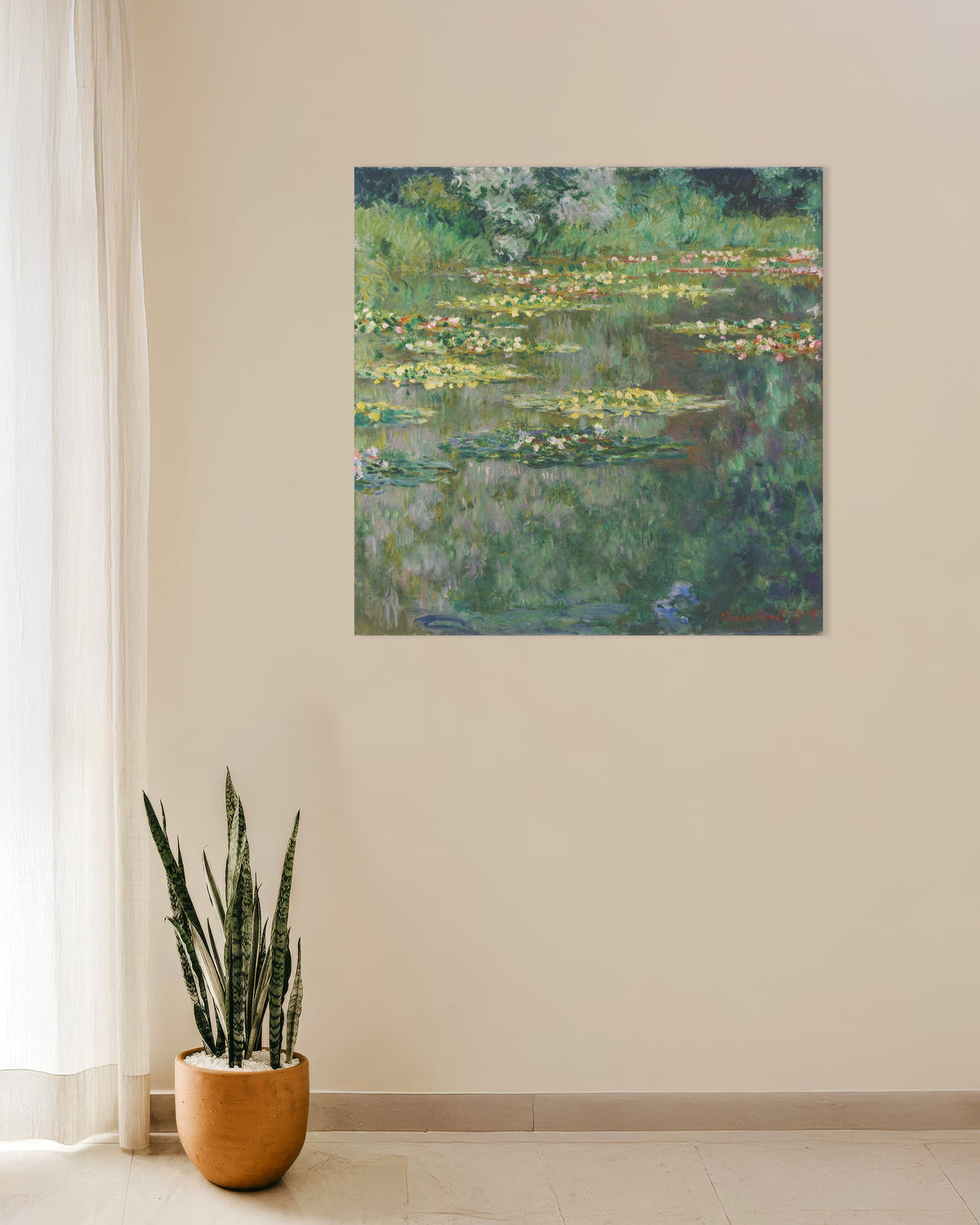 Claude Monet’n Lumpelampi (1904) -juliste
