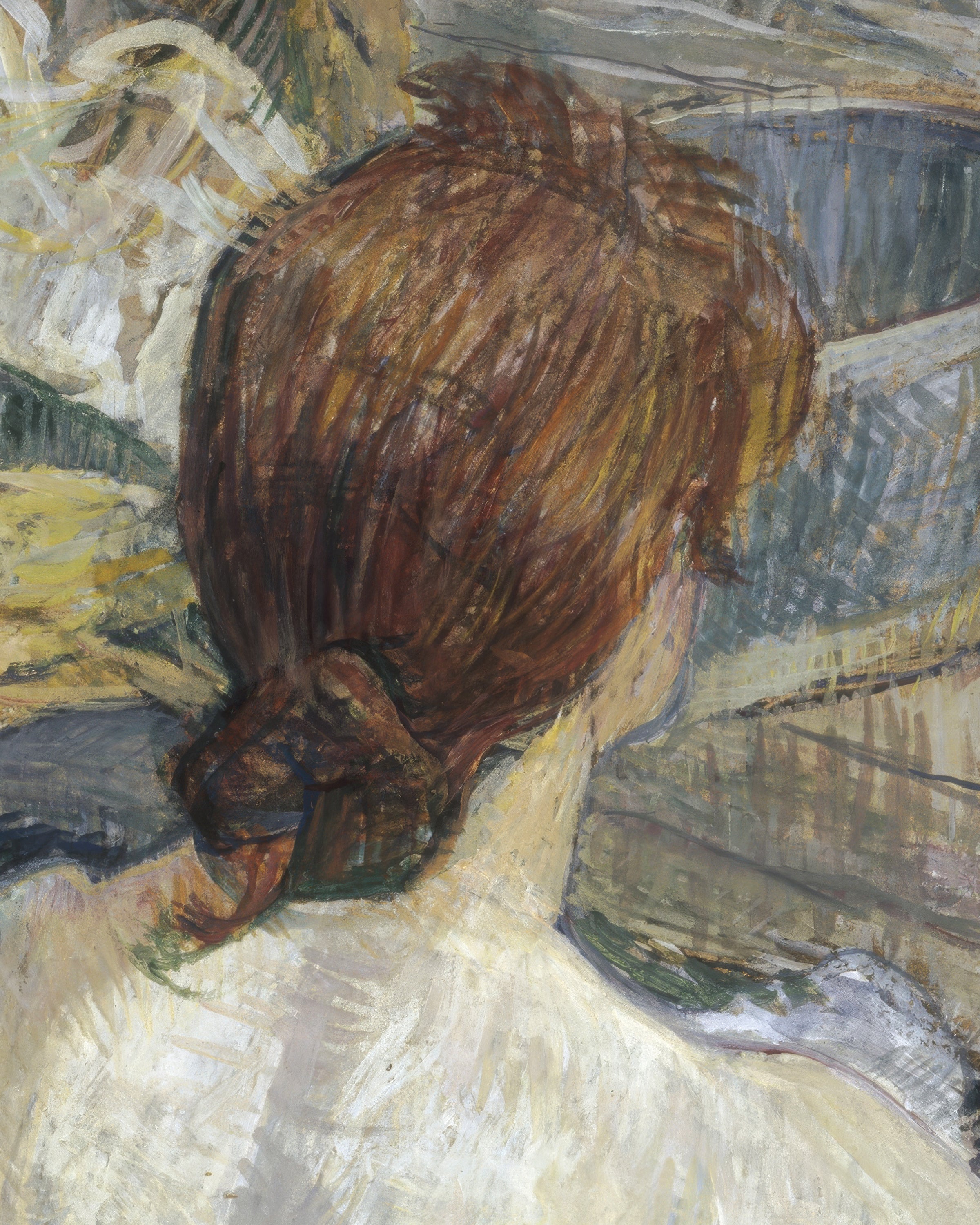Rousse (La Toilette), 1889 Henri de Toulouse-Lautrecin juliste