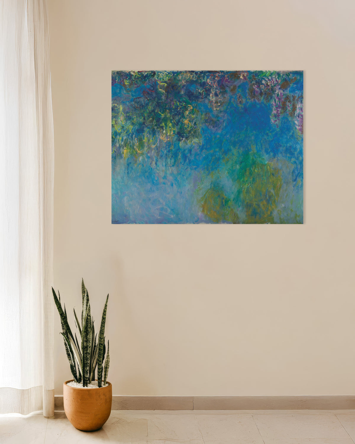 Claude Monet’n Sinisade (n. 1925) -juliste