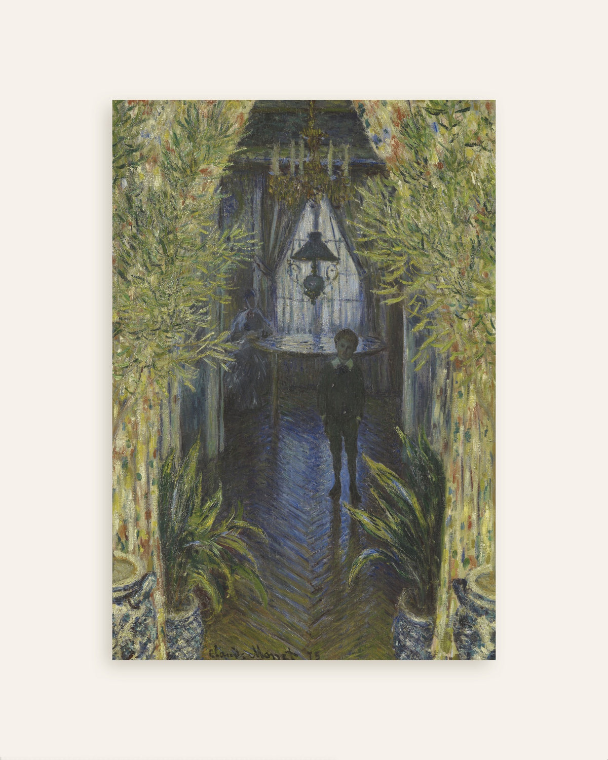 Claude Monet’n Asunnon nurkka (1875) -juliste, pienoiskuva