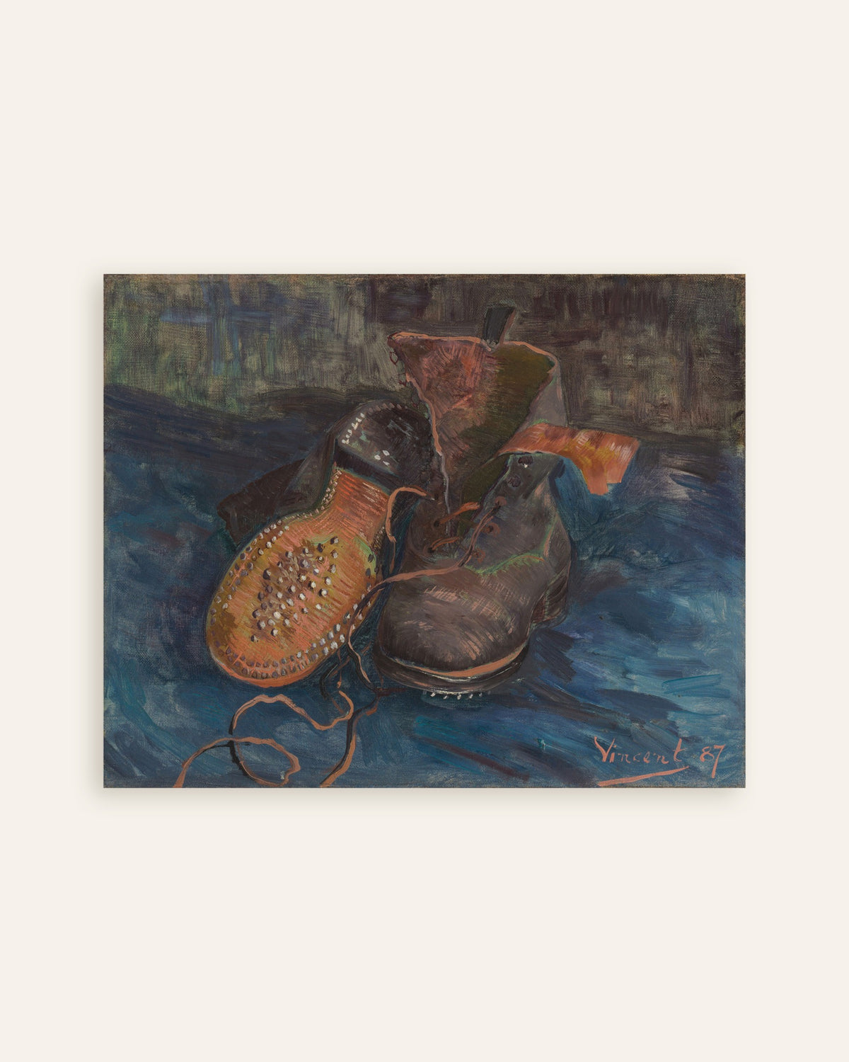 Juliste teoksesta Saapaspari (1887), Vincent van Gogh, pikkukuva