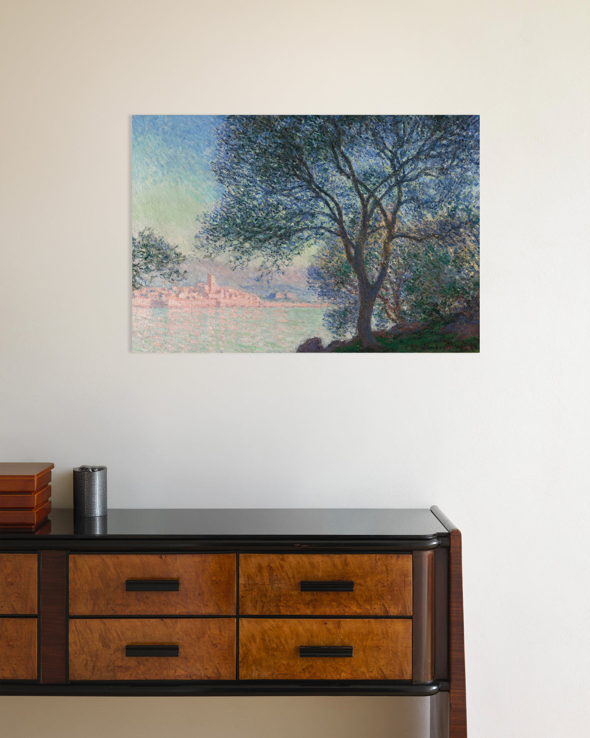 Claude Monet’n Antibes La Salisista nähtynä (1888) -juliste