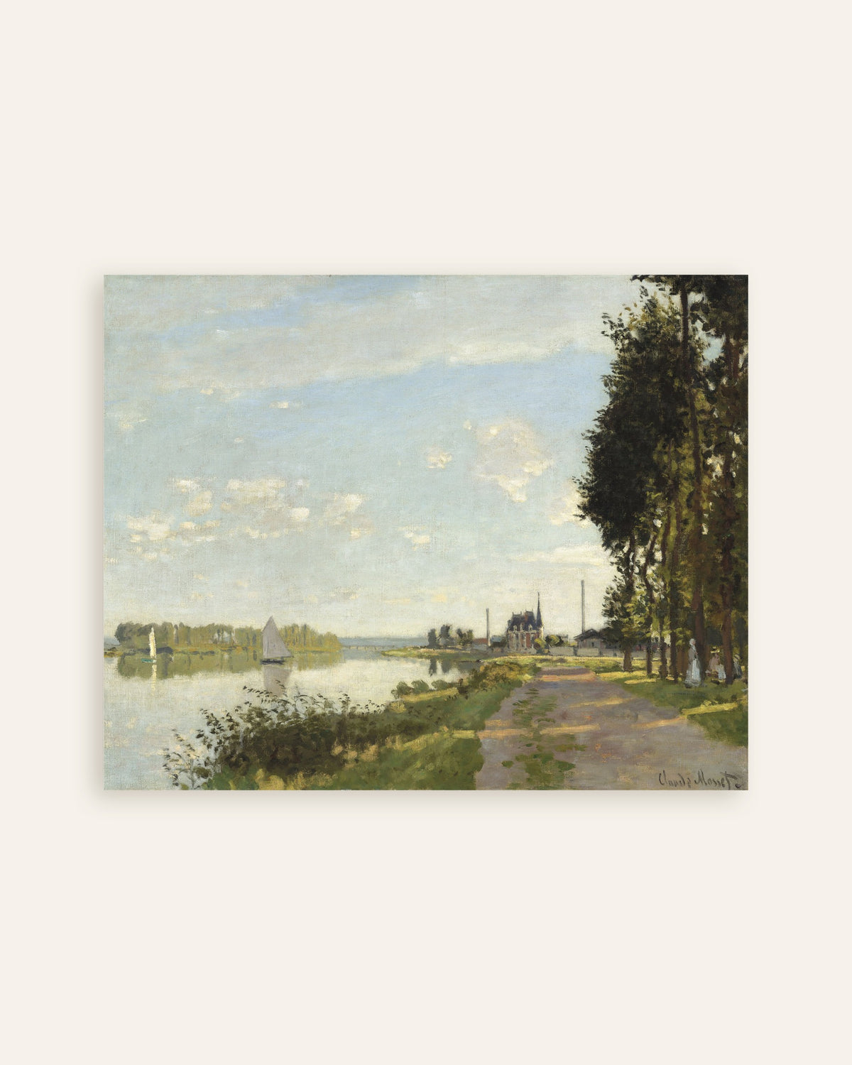Claude Monet’n Argenteuil (n. 1872) -juliste, pienoiskuva