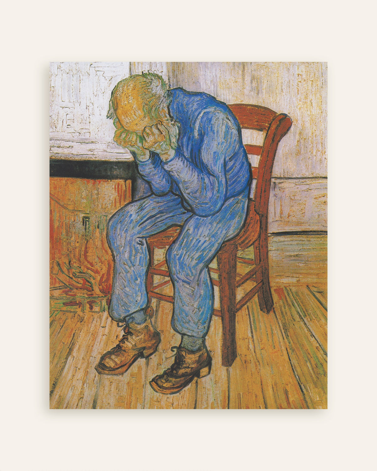 Juliste, Vincent van Goghin teos Ikuisuuden portilla (1890), pikkukuva