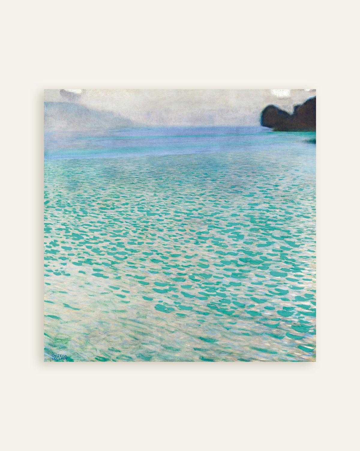 Gustav Klimtin Attersee (1900) -juliste, pienoiskuva