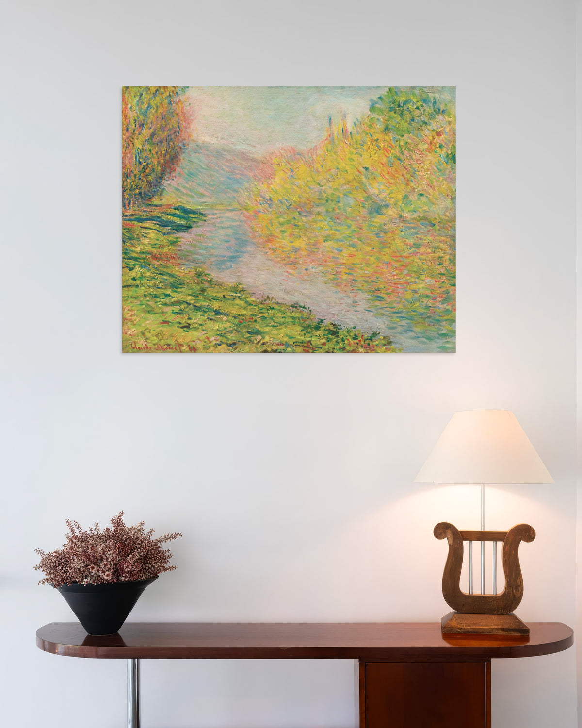 Claude Monet’n Syksy Jeufossessa (1884) -juliste