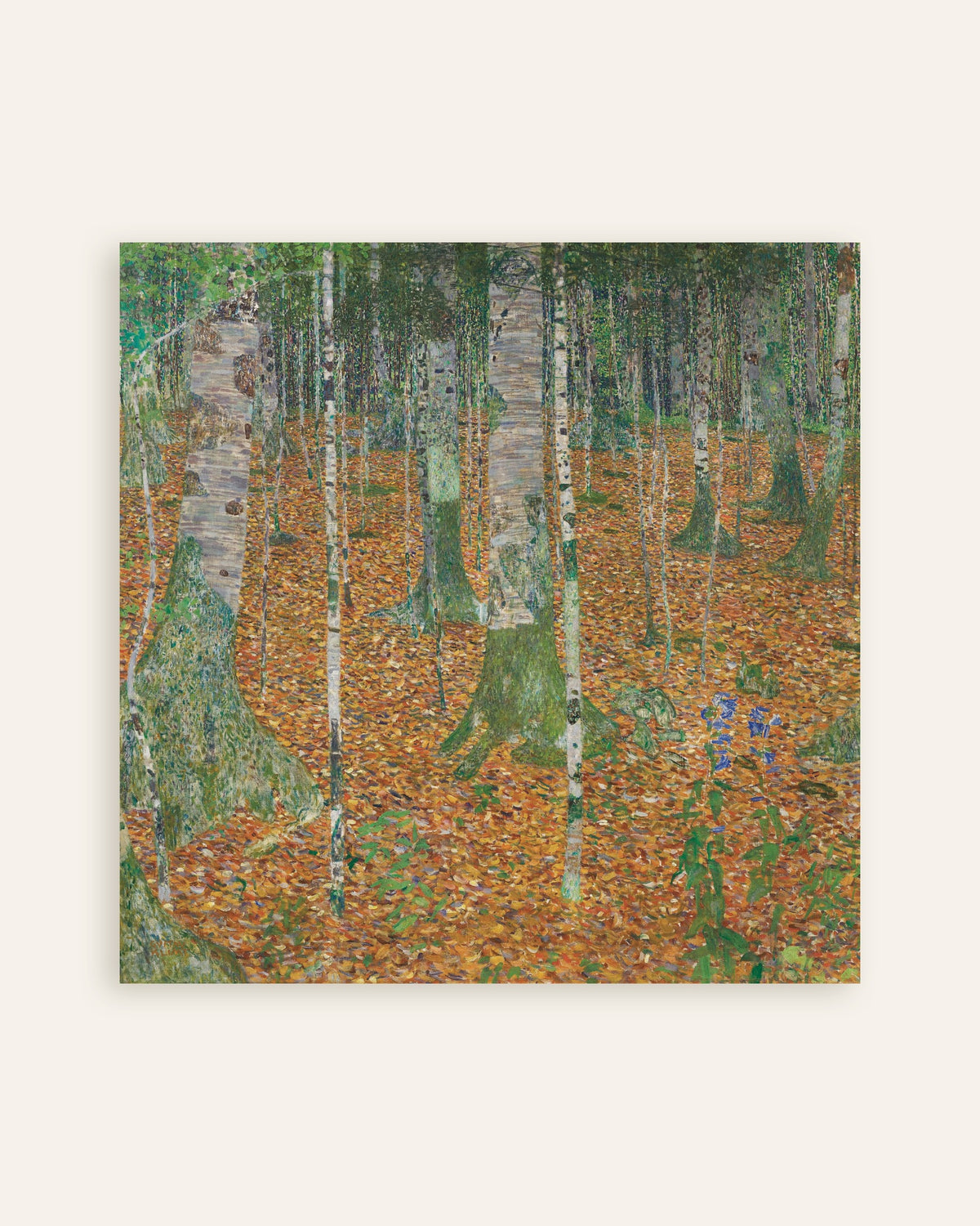 Gustav Klimtin Koivumetsä (1903) -juliste, pienoiskuva