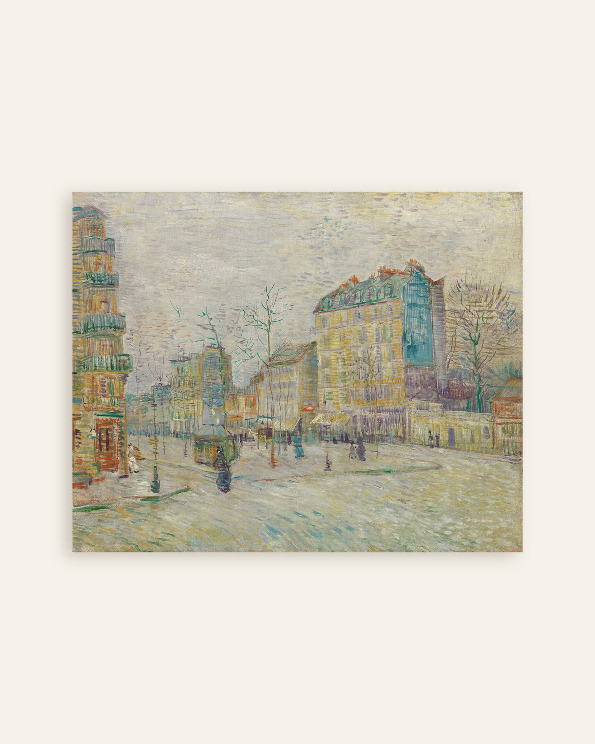 Juliste teoksesta Vincent van Goghin Boulevard de Clichy (1887), pikkukuva