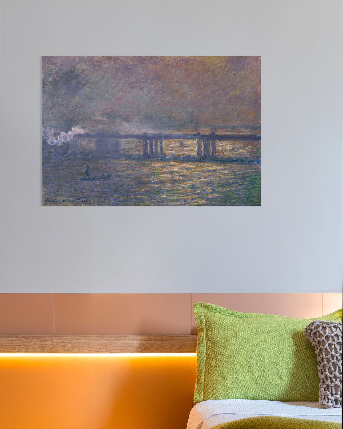 Claude Monet’n Charing Cross Bridge (1903) -juliste