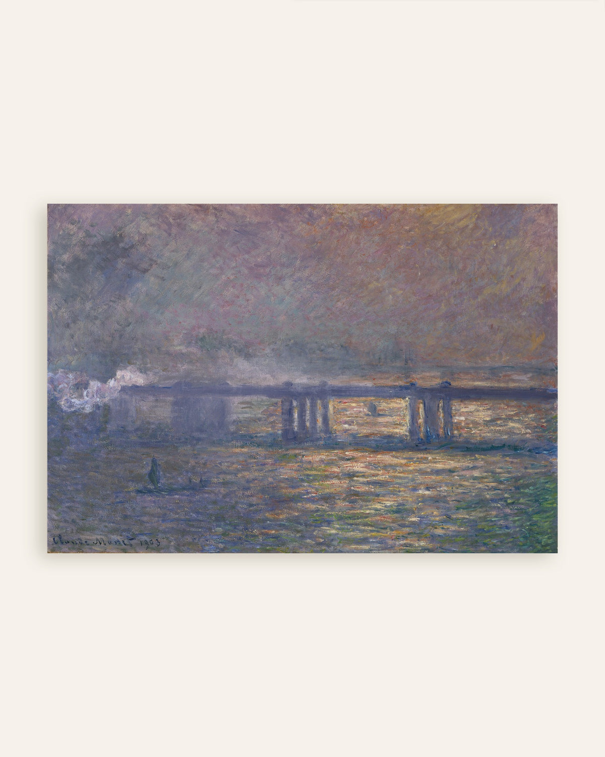 Claude Monet’n Charing Cross Bridge (1903) -juliste, pienoiskuva