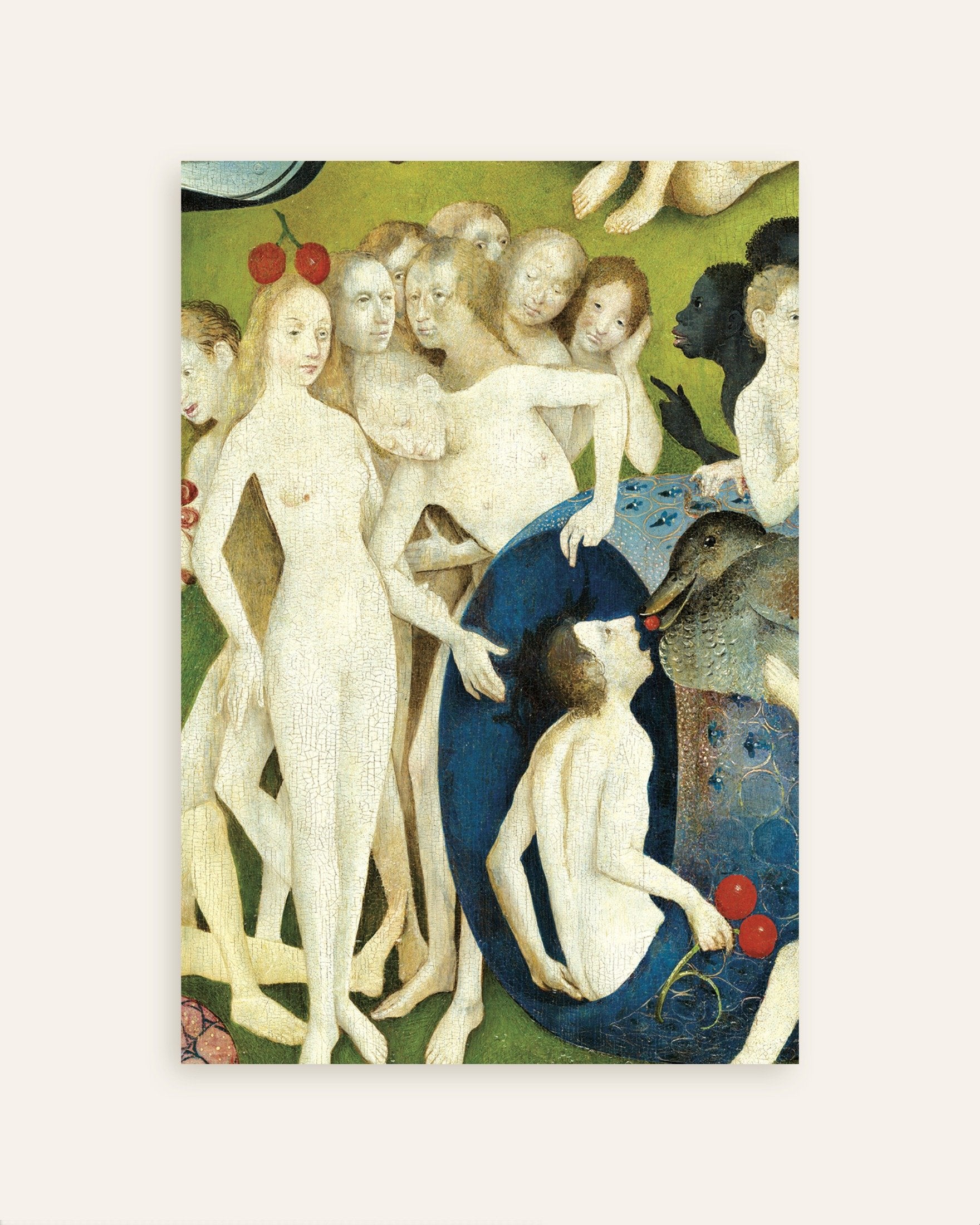 Poster of Cherry head and the giant duck - Detail from The Garden of Earthly Delights, thumbnail