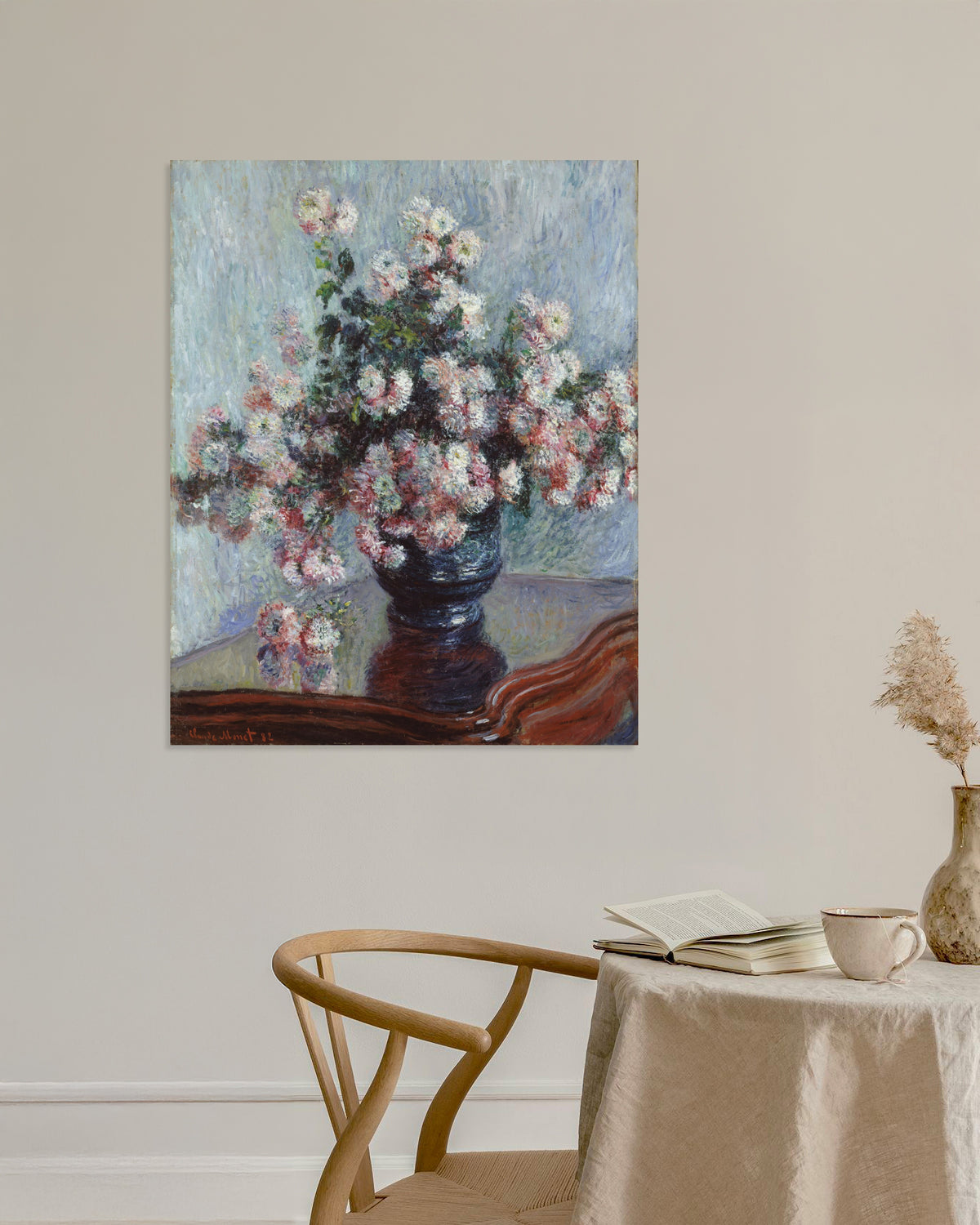 Claude Monet’n Krysanteemit (1882) -juliste