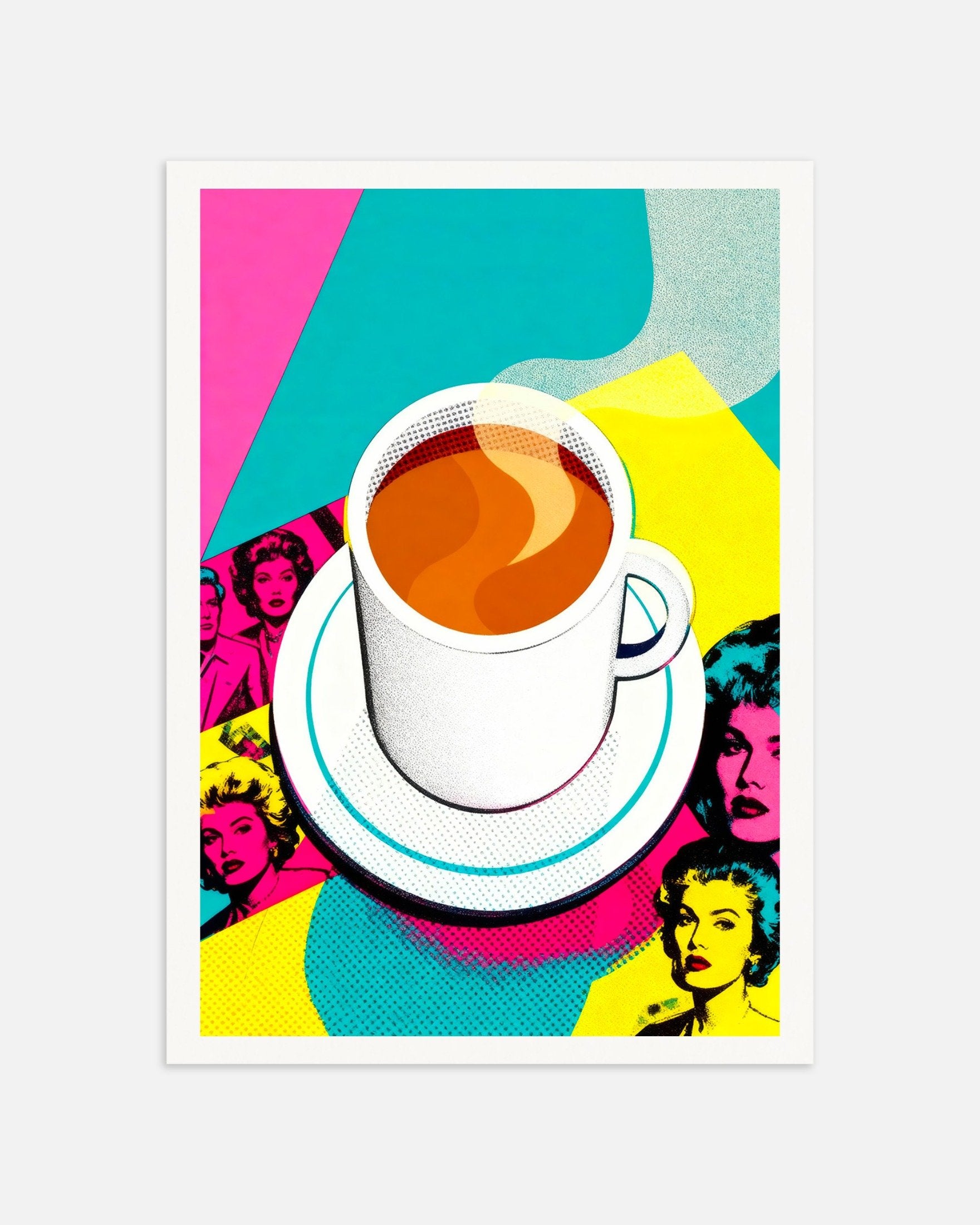 Poster of Coffee poster pop art – Andy Warhol style print, thumbnail