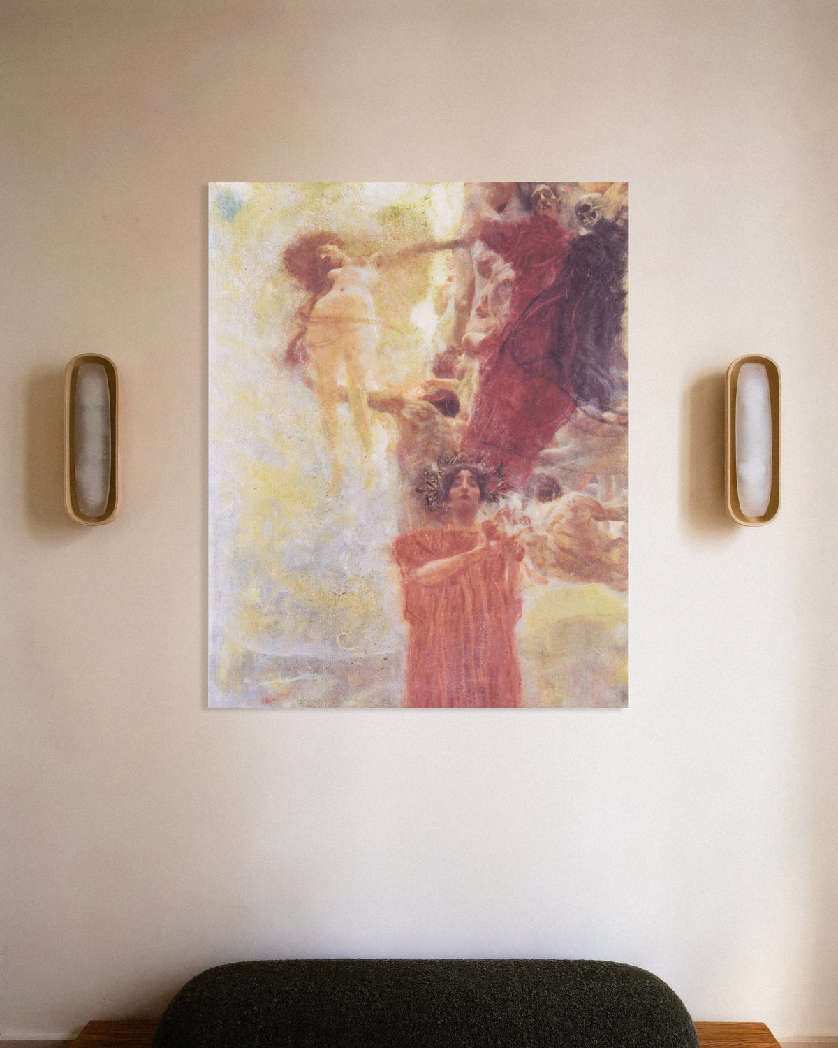 Gustav Klimtin Sommitteluluonnos Lääketieteeseen (1897–1898) -juliste