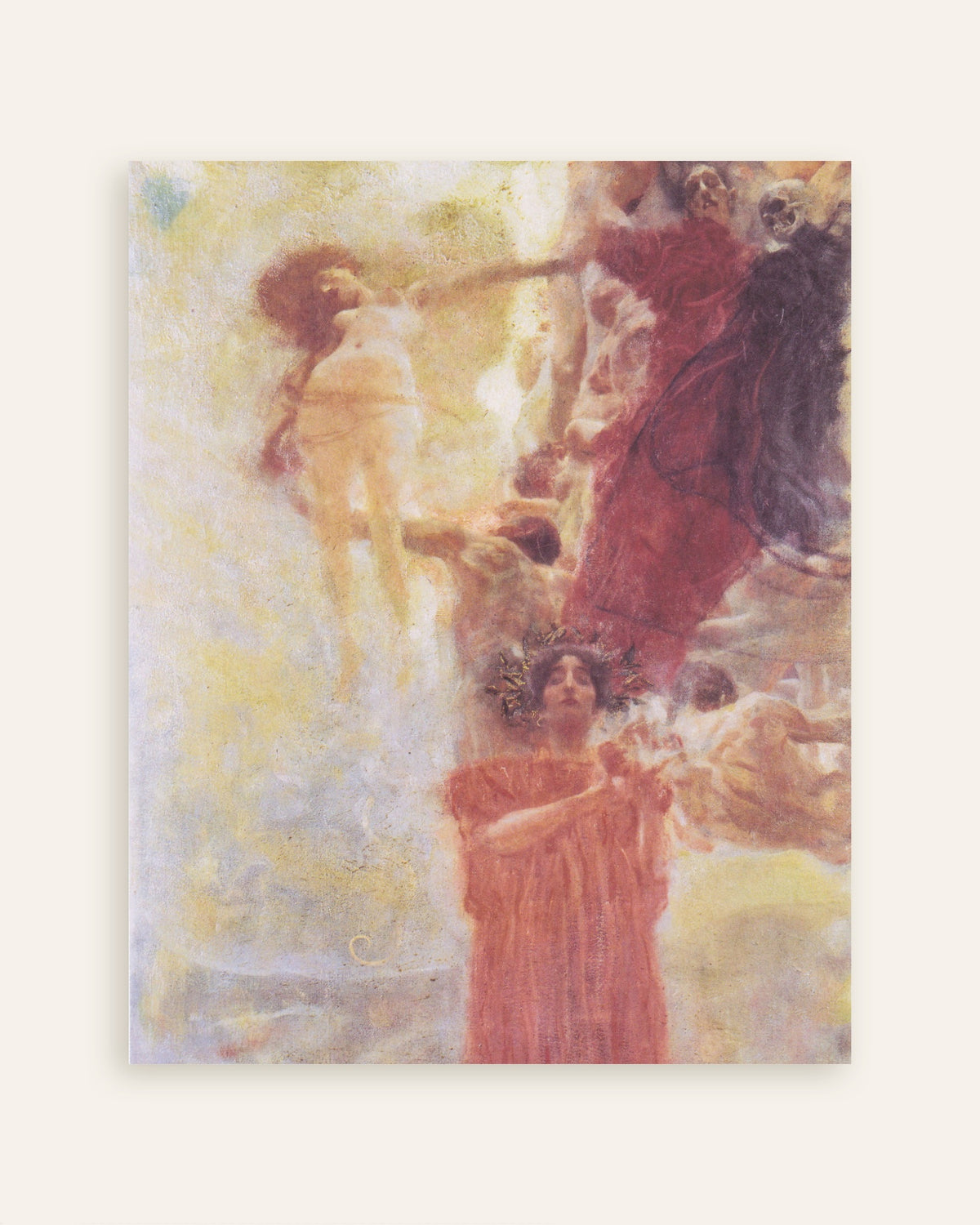 Gustav Klimtin Sommitteluluonnos Lääketieteeseen (1897–1898) -juliste, pienoiskuva