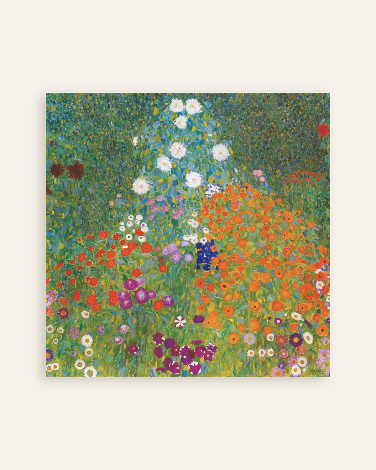 Gustav Klimtin Maalaispuutarha (1905–1907) -juliste, pienoiskuva