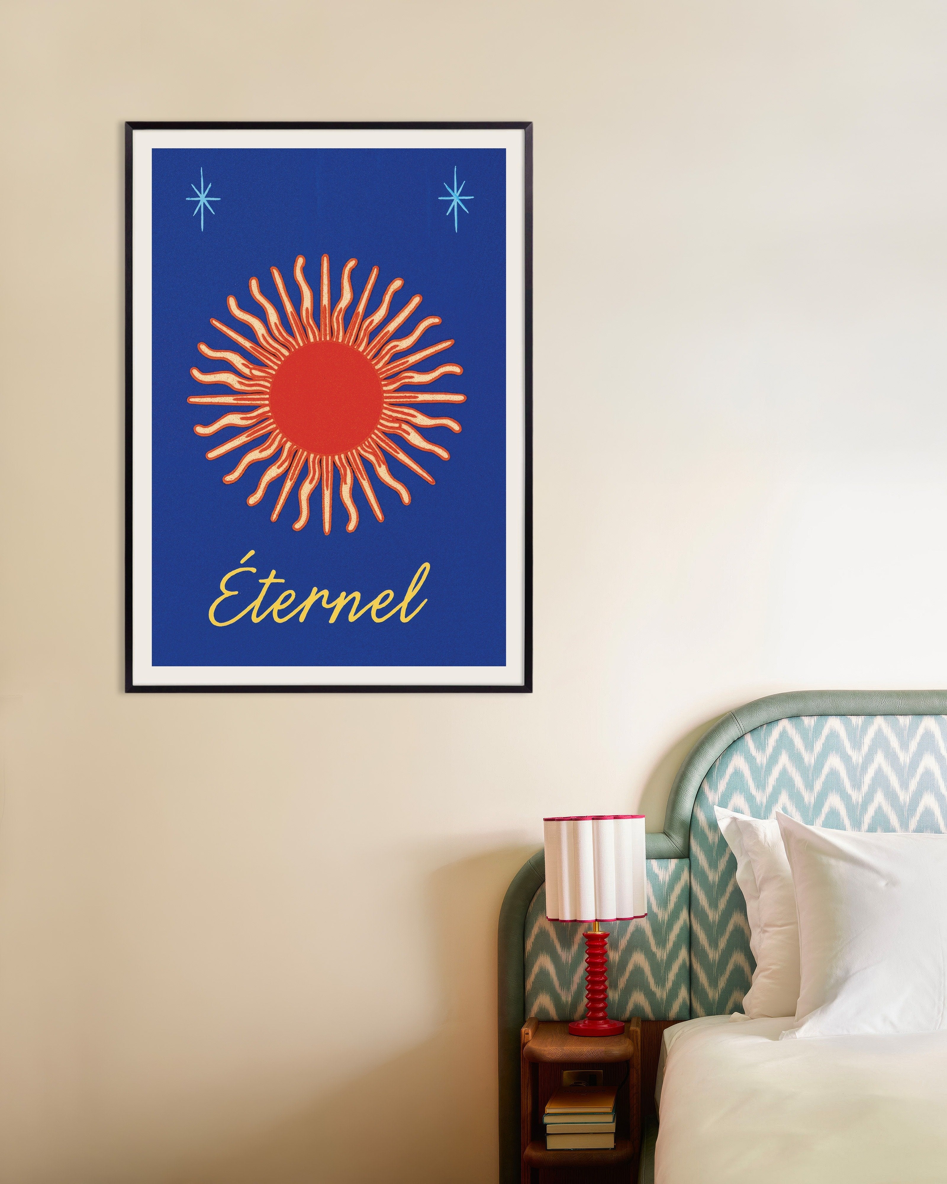 Poster of Éternel - Sun Poster, with metal frame